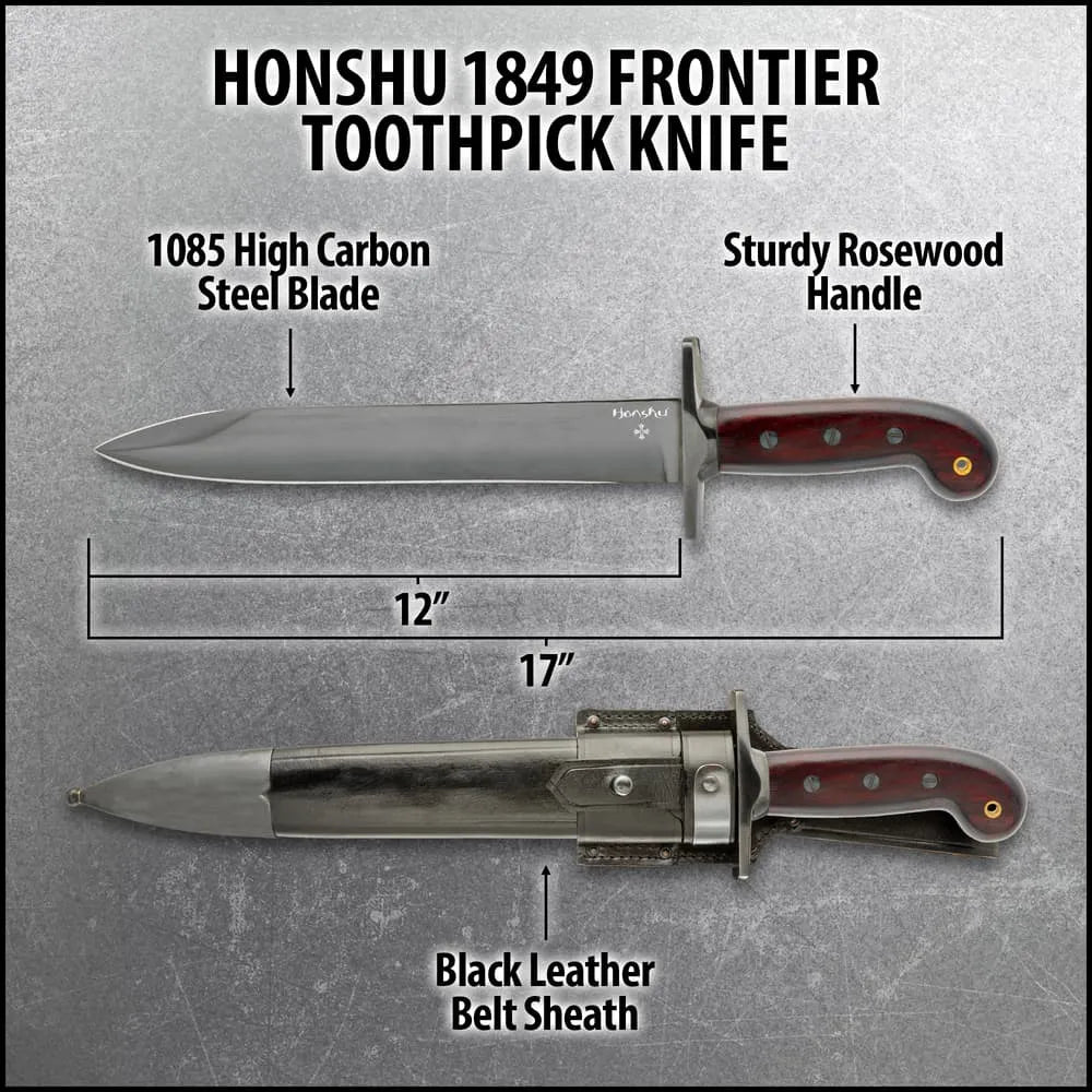 Honshu 1849 Frontier Toothpick Knife