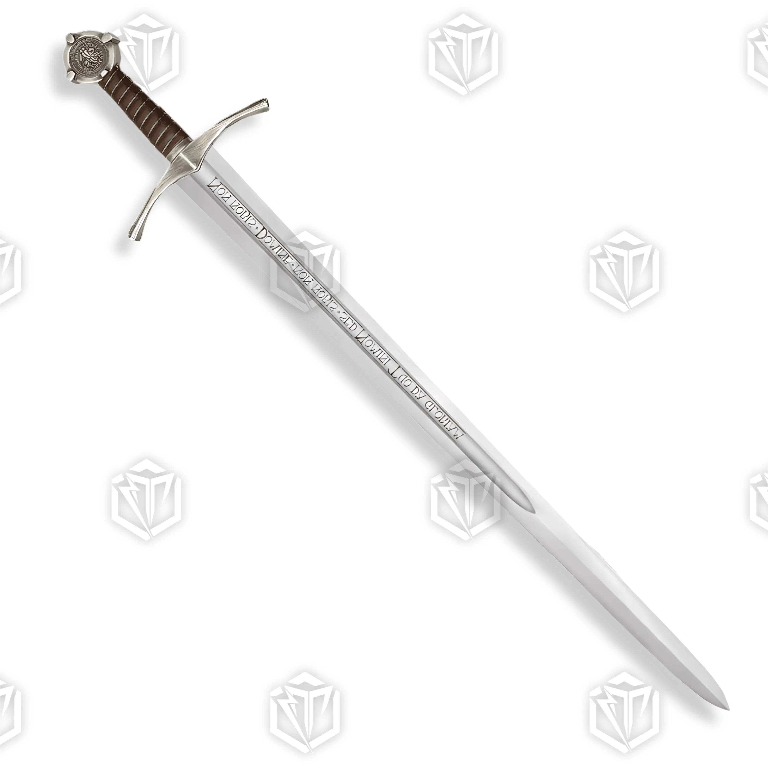 Premium Accolade Knights Templar Grand Master Sword Replica with high-carbon steel blade.