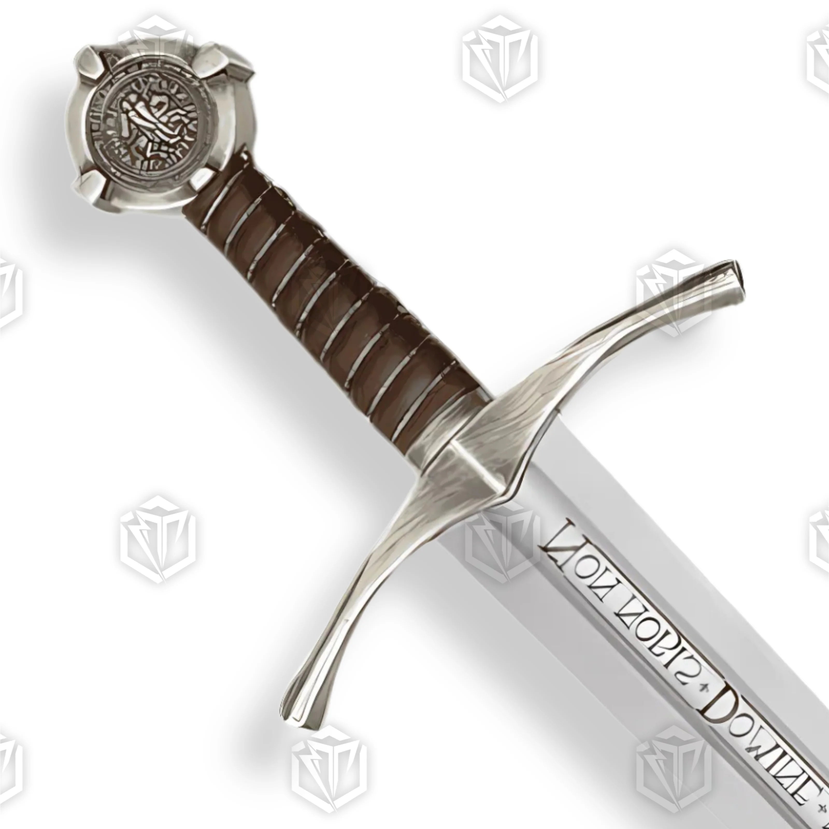 Premium Accolade Knights Templar Grand Master Sword Replica with high-carbon steel blade.