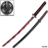 Fantasy Blood Katana prop replica with matching scabbard