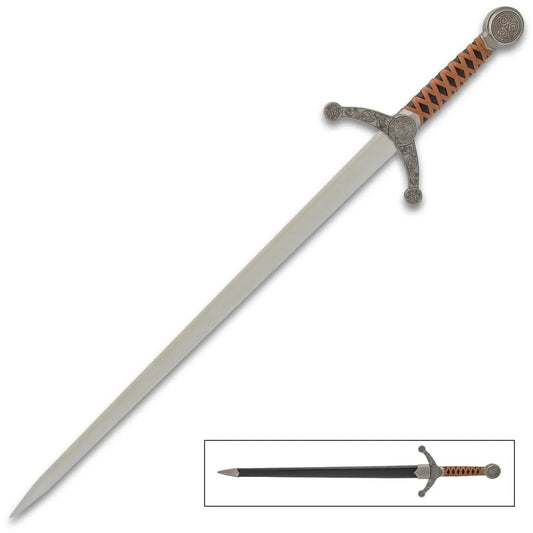 Celtic Claymore sword stainless steel collectible display
