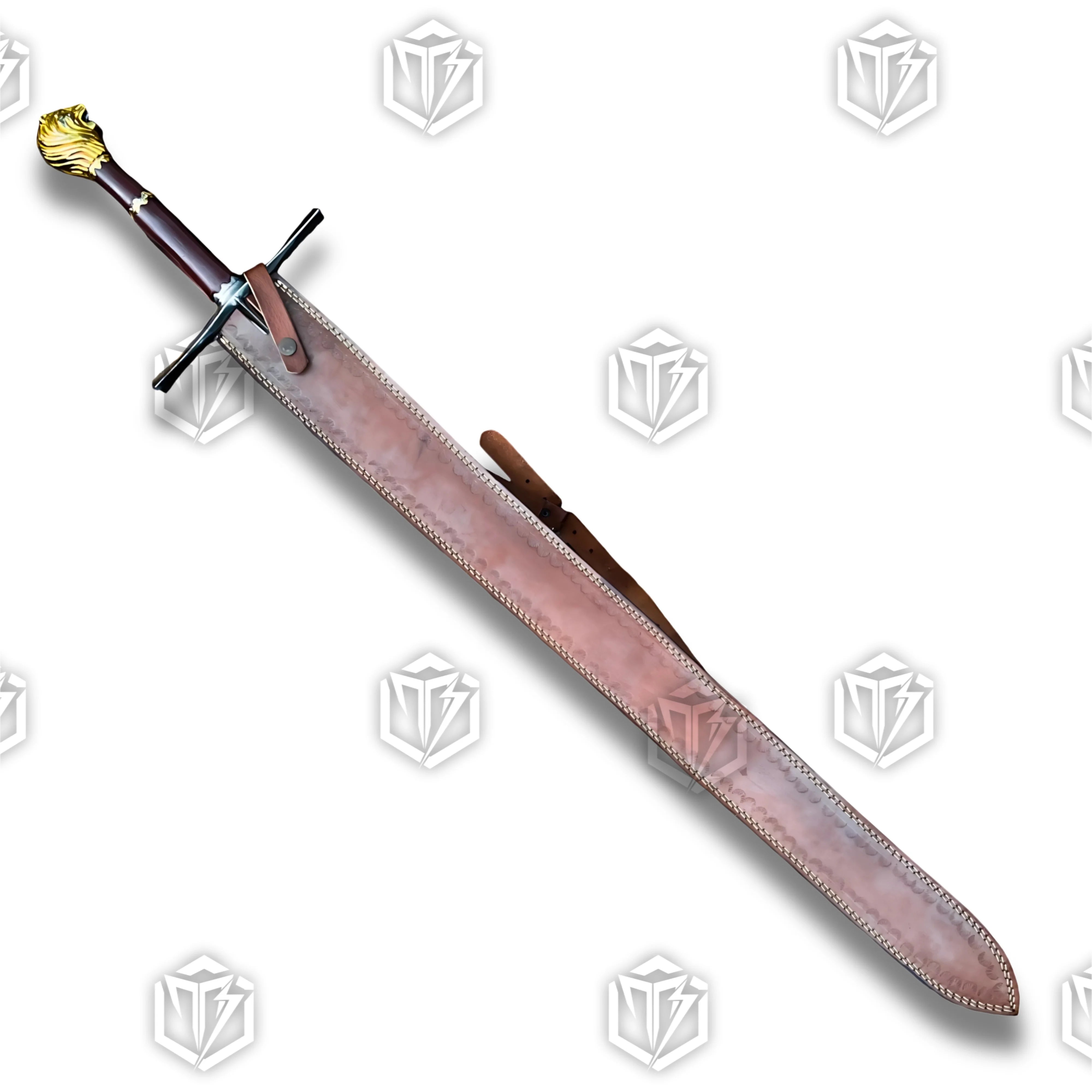 Premium Chronicles of Narnia Prince Peter Rhindon Sword Replica with runic engravings.