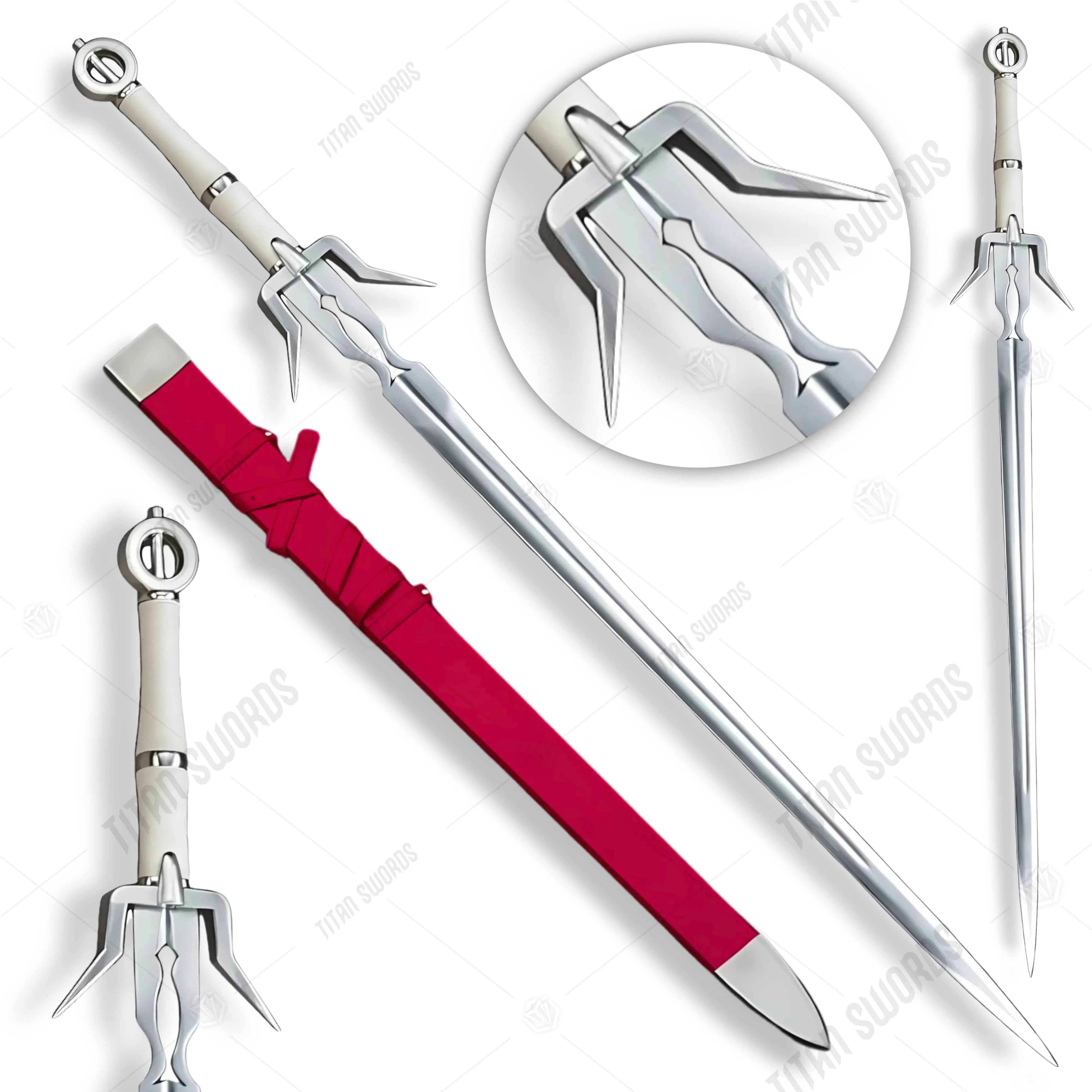 Premium Ciri Zireael The Witcher 3 Sword Replicawith stainless steel blade.