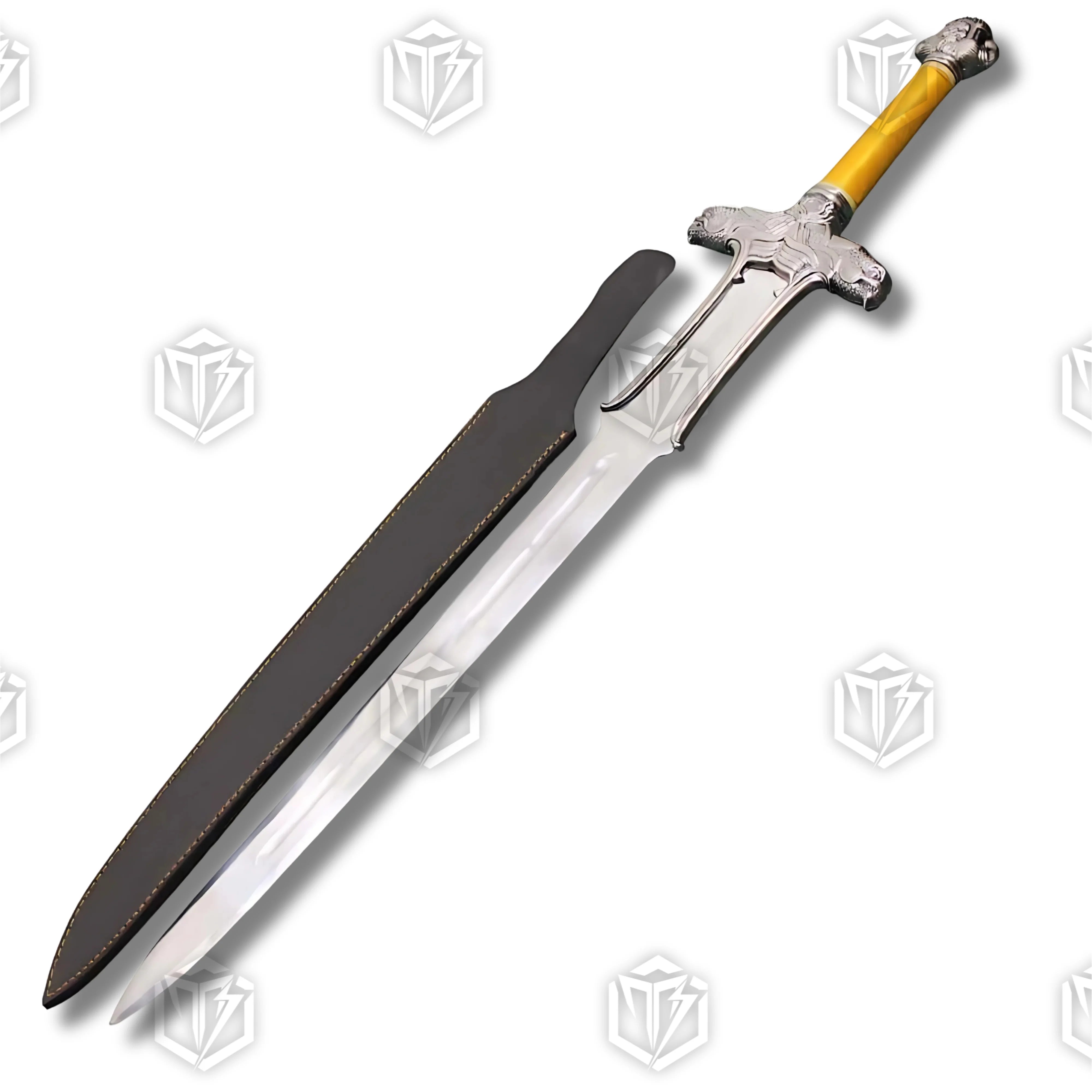 Premium Conan The Barbarian Atlantean Sword Replica with runic engravings.