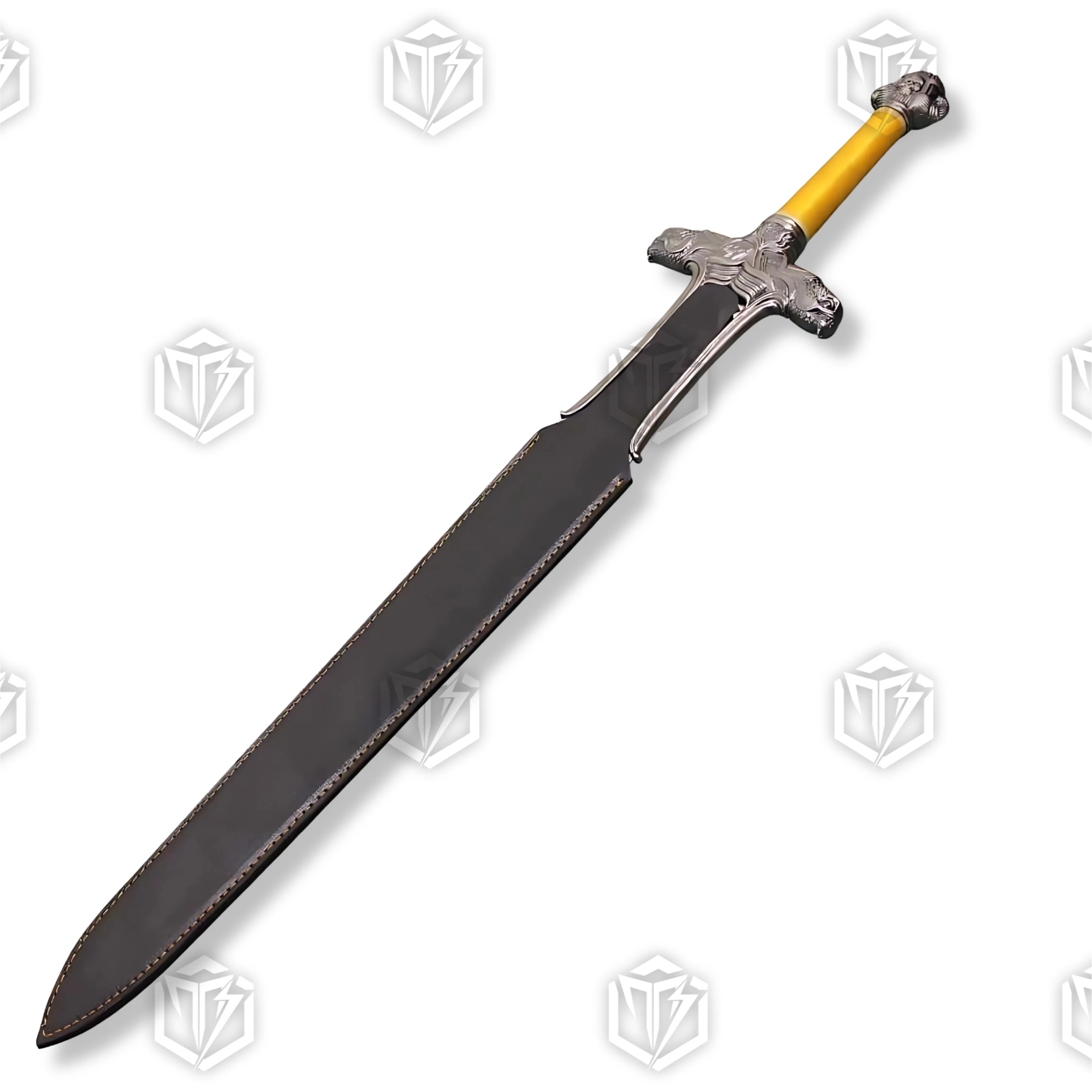 Premium Conan The Barbarian Atlantean Sword Replica with runic engravings.