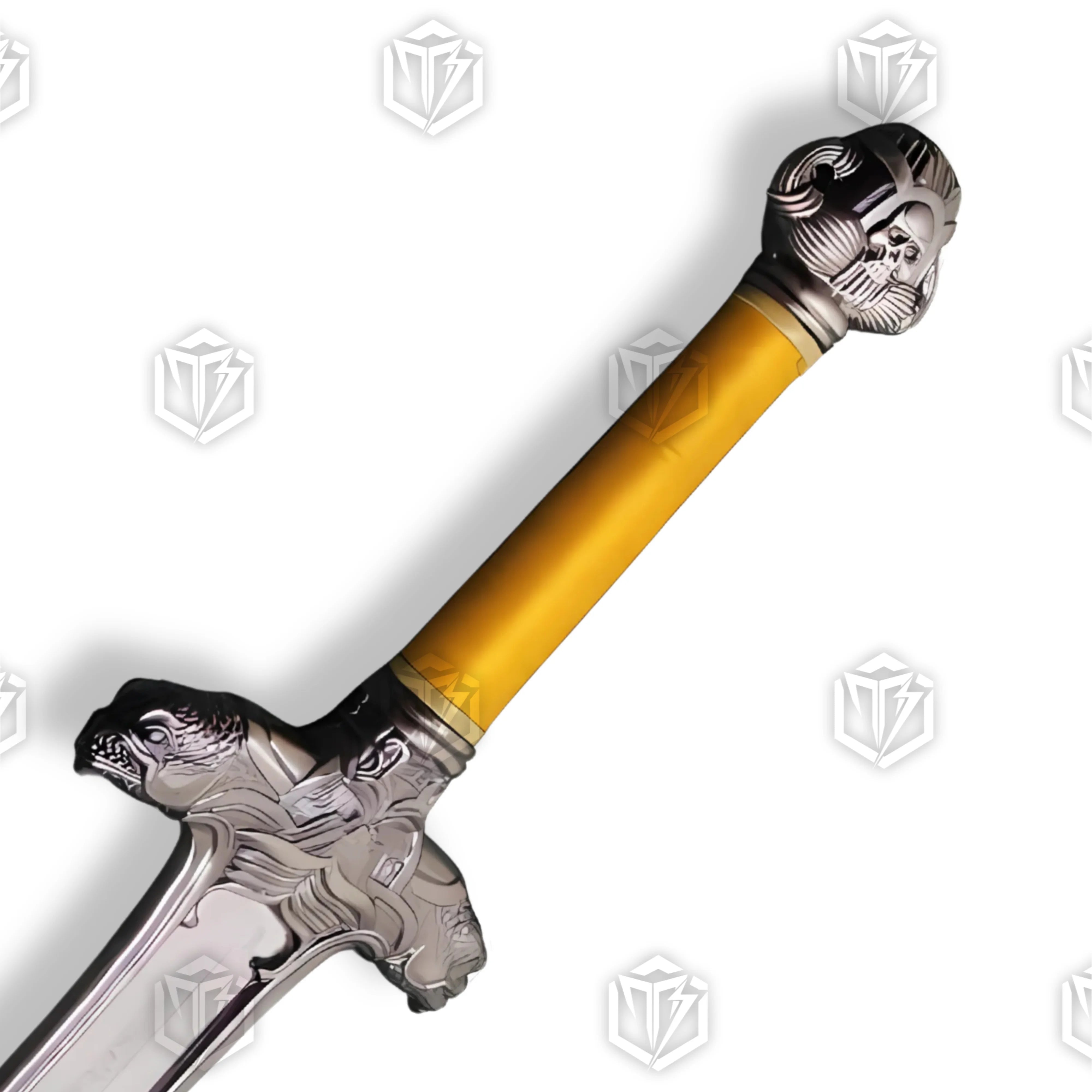 Premium Conan The Barbarian Atlantean Sword Replica with runic engravings.