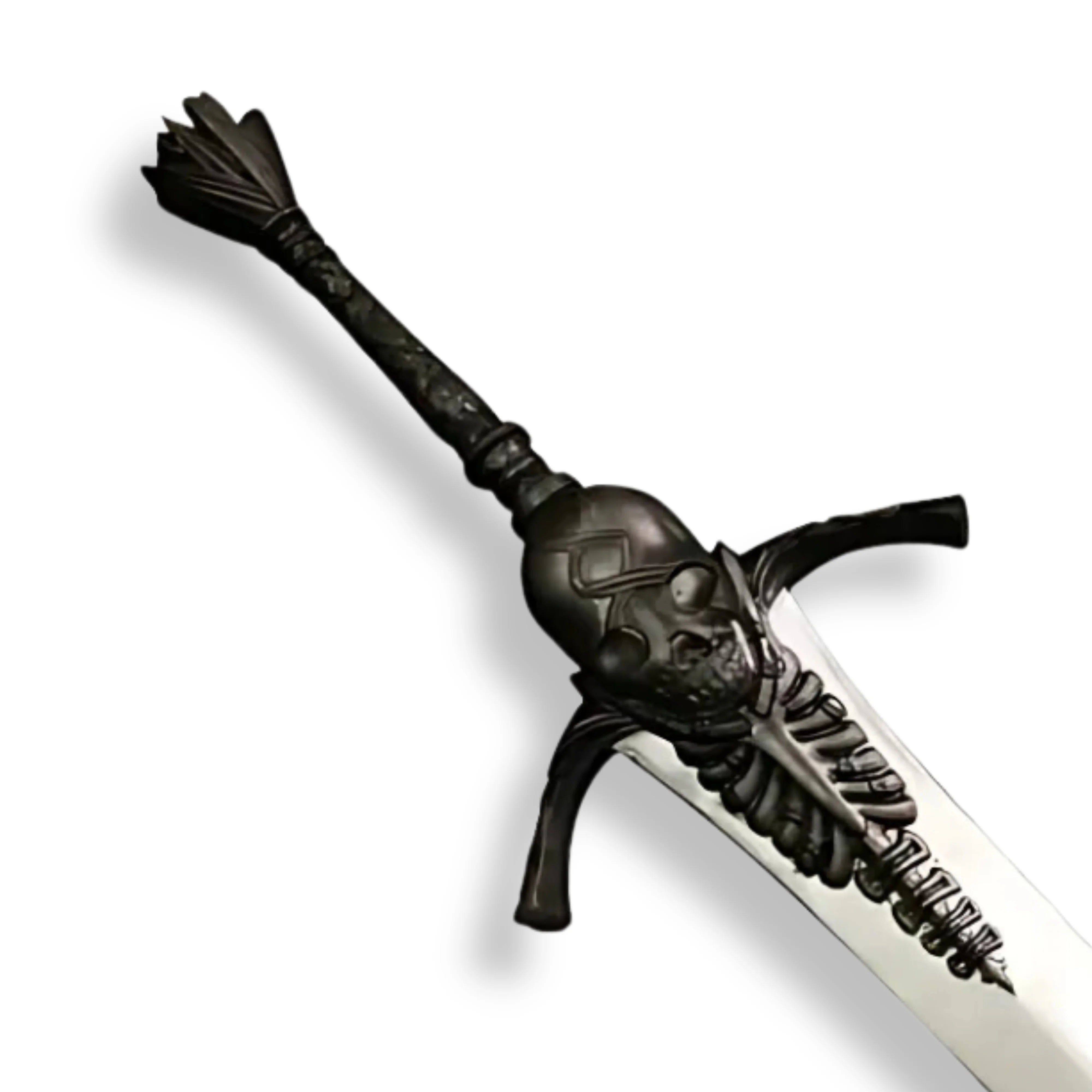 Premium Dante Rebellion Foam Sword Replica with demonic engravings.