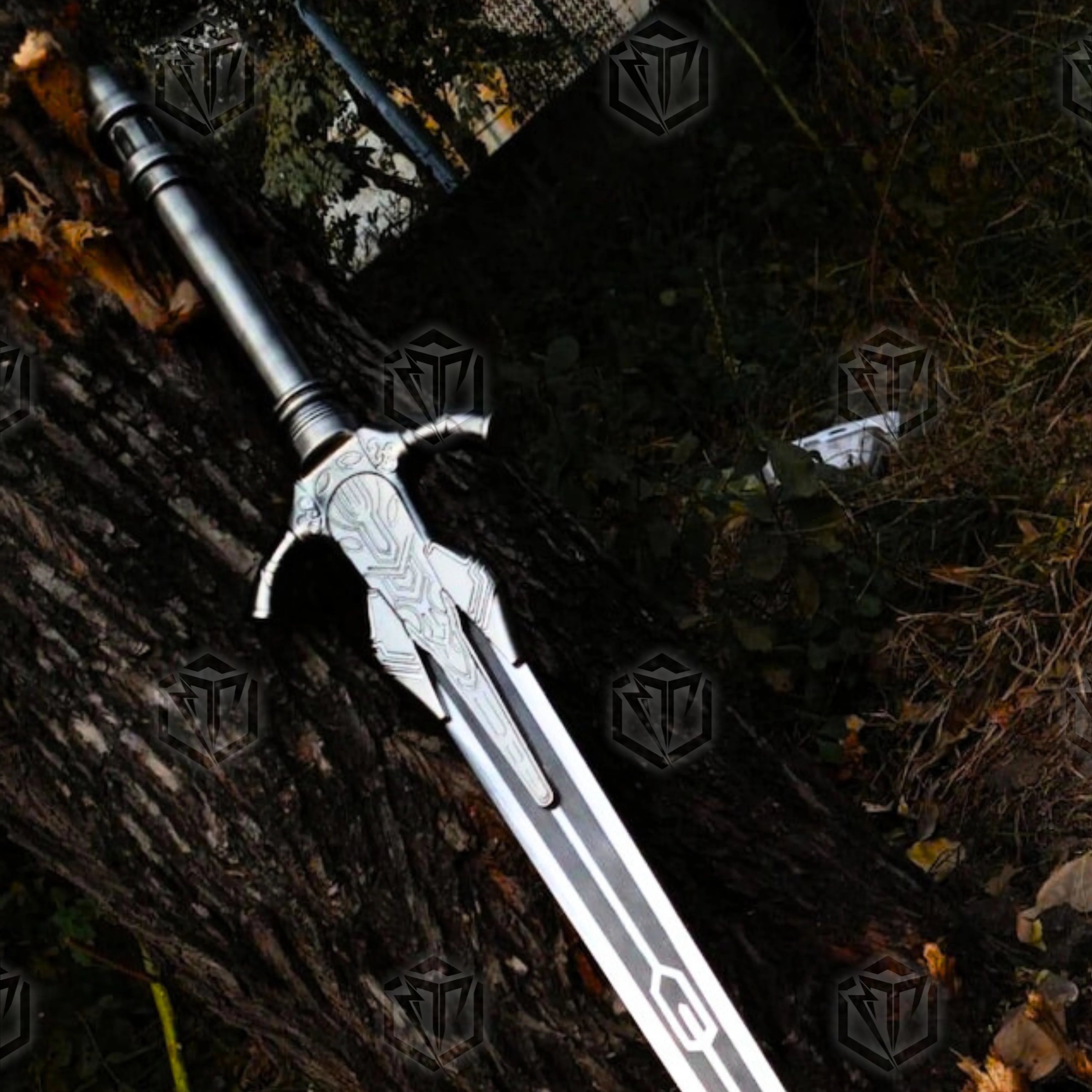 Premium Dark Souls Artorias Greatsword Replica with abyssal engravings.