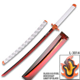 Demon Slayer Kyojuro Rengoku LED display sword collectible for cosplay fans