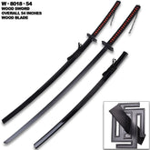 Bleach anime prop replica wooden display sword