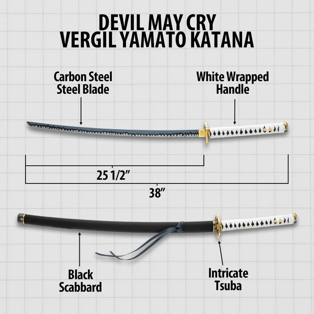 Devil May Cry Vergil Yamato Katana