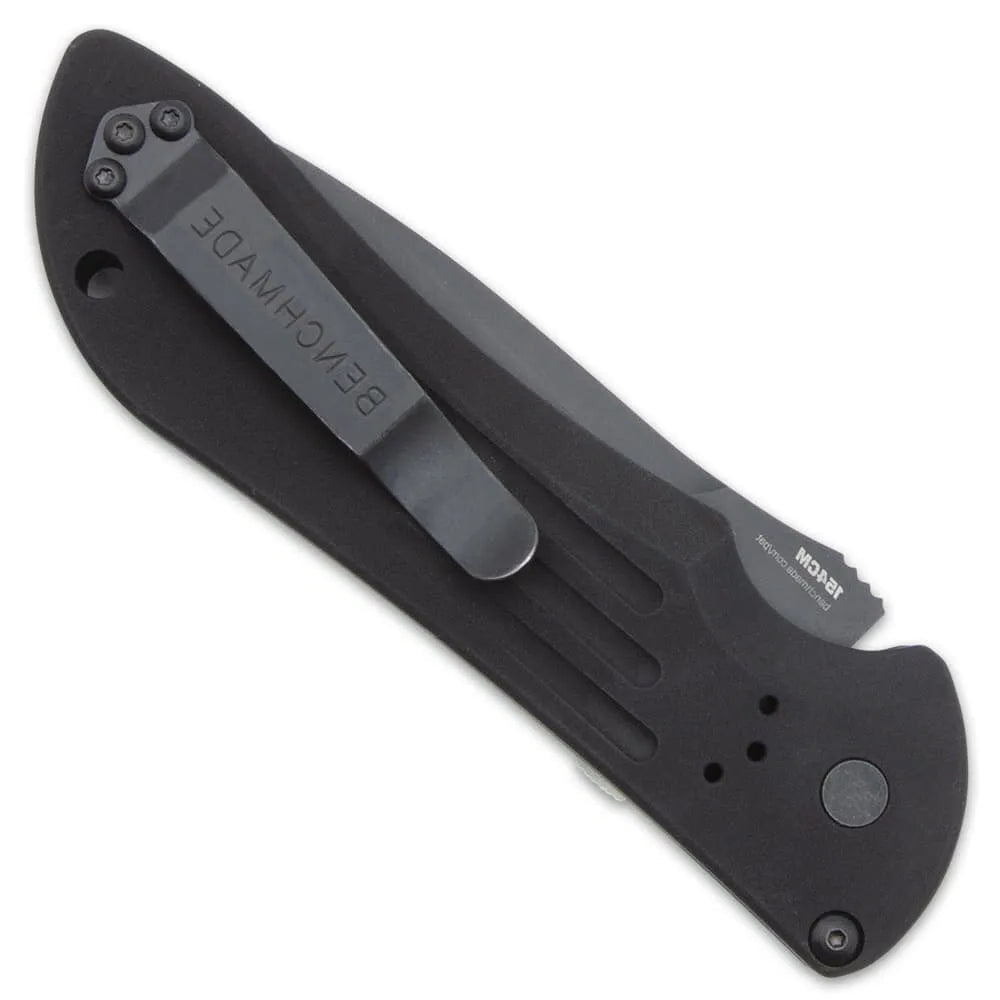 Elite Benchmade Auto Stryker automatic knife deployed