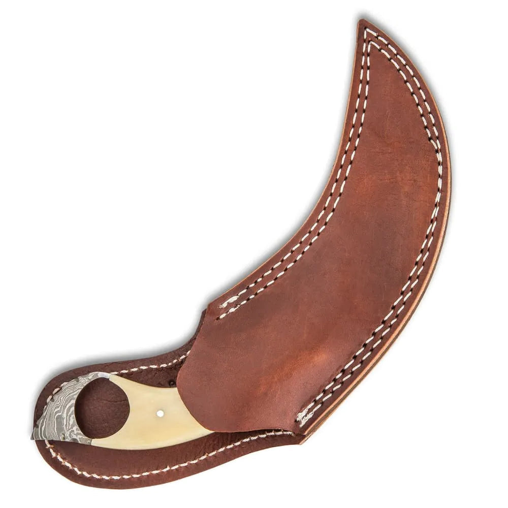 Elite Galaxy Karambit Balisong Knife open flip view