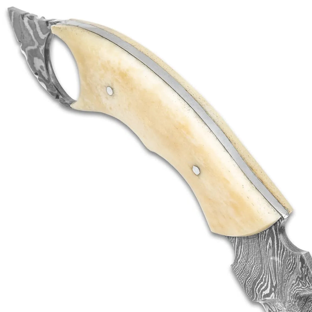 Elite Galaxy Karambit Balisong Knife open flip view