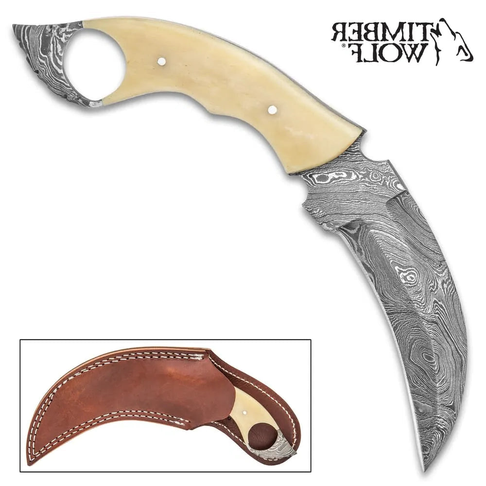 Elite Galaxy Karambit Balisong Knife open flip view