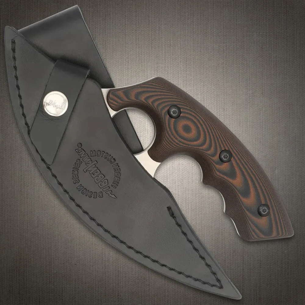 Genuine leather sheath Hibben Legacy Ulu carry