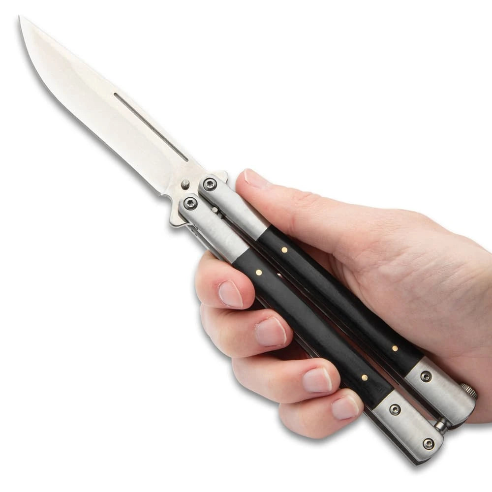 EnigmaEdge butterfly knife collectible display