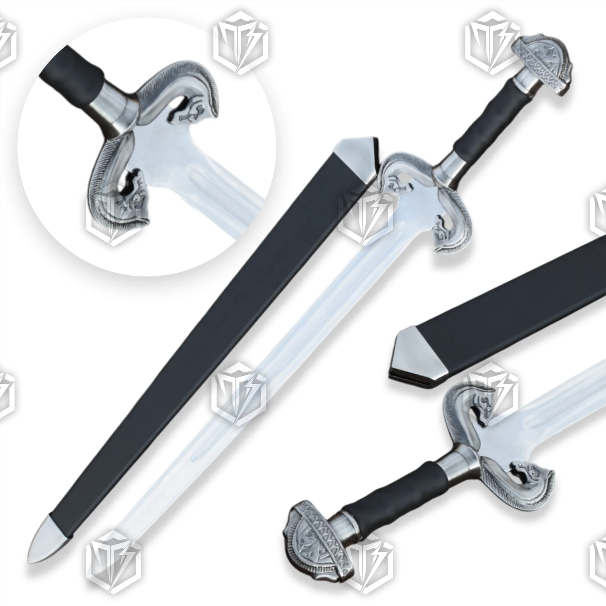 Premium Éowyn’s Shieldmaiden Valor Sword Replica LOTR with Mahogany Plaque