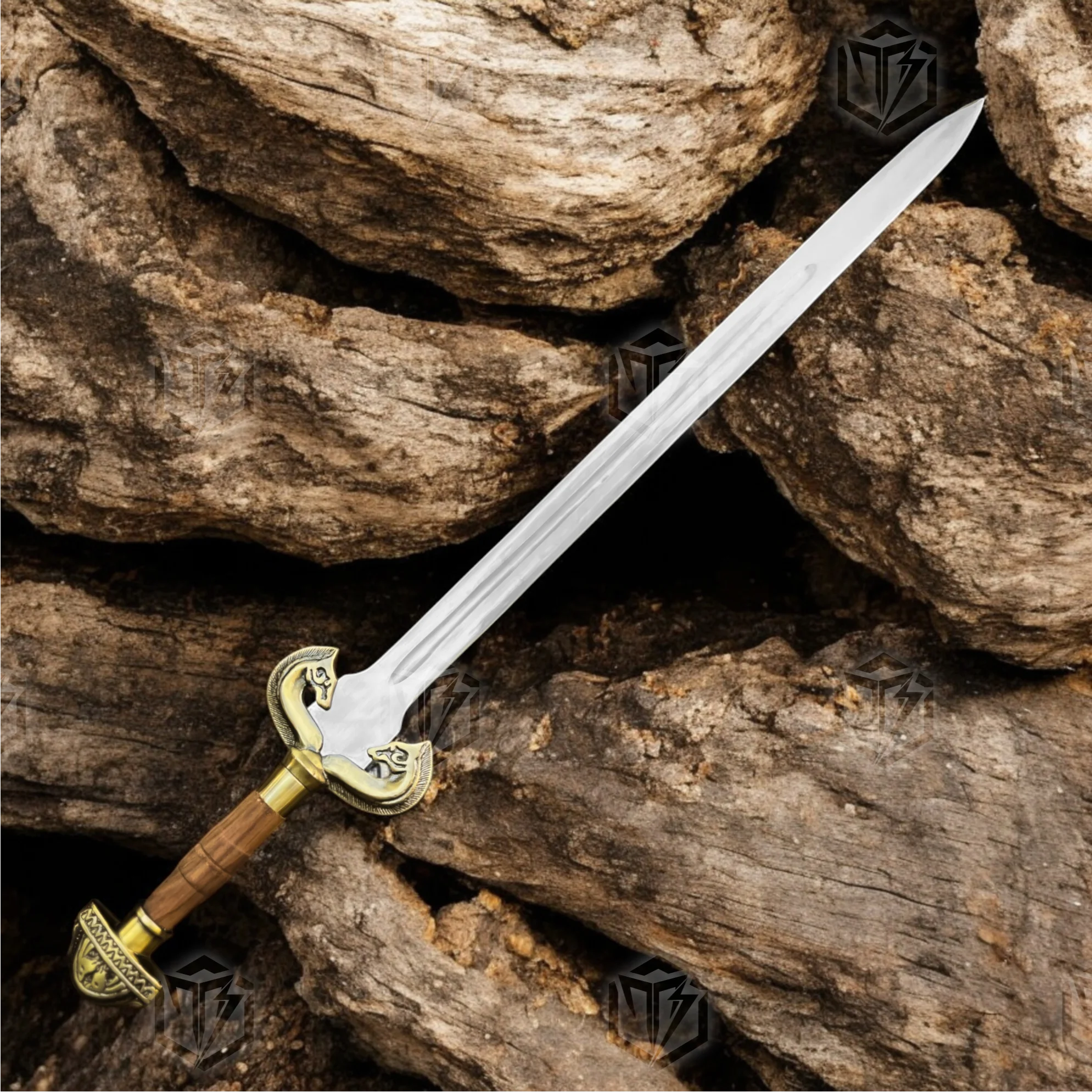 Premium Éowyn’s Shieldmaiden Valor Sword Replica LOTR with Mahogany Plaque