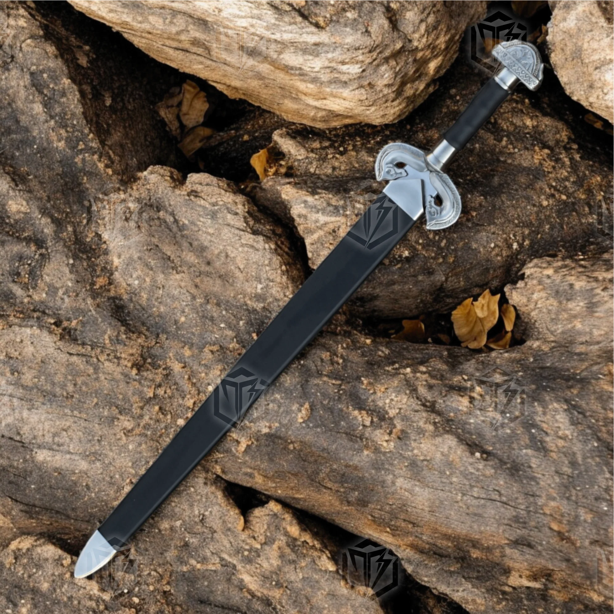 Premium Éowyn’s Shieldmaiden Valor Sword Replica LOTR with Mahogany Plaque