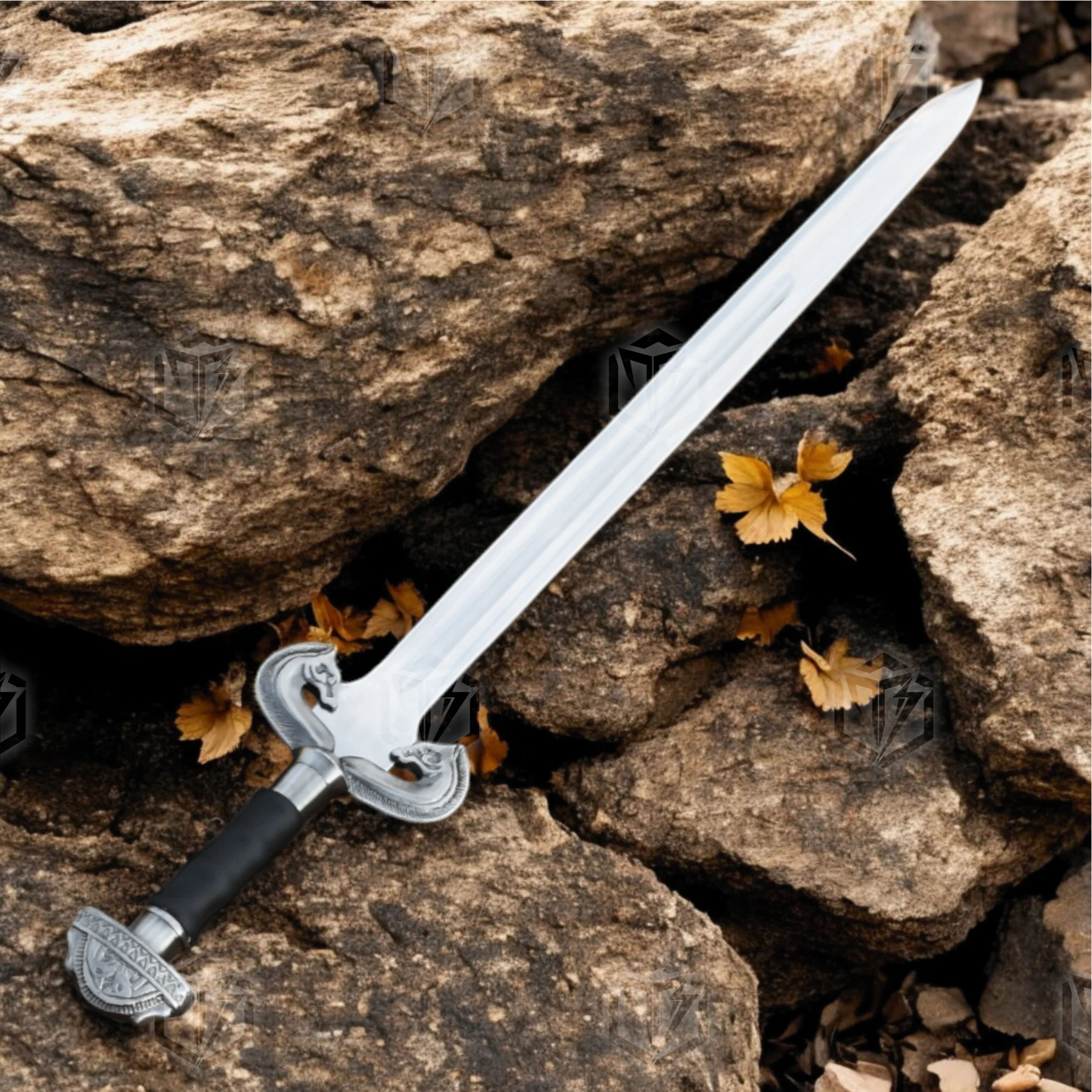 Premium Éowyn’s Shieldmaiden Valor Sword Replica LOTR with Mahogany Plaque