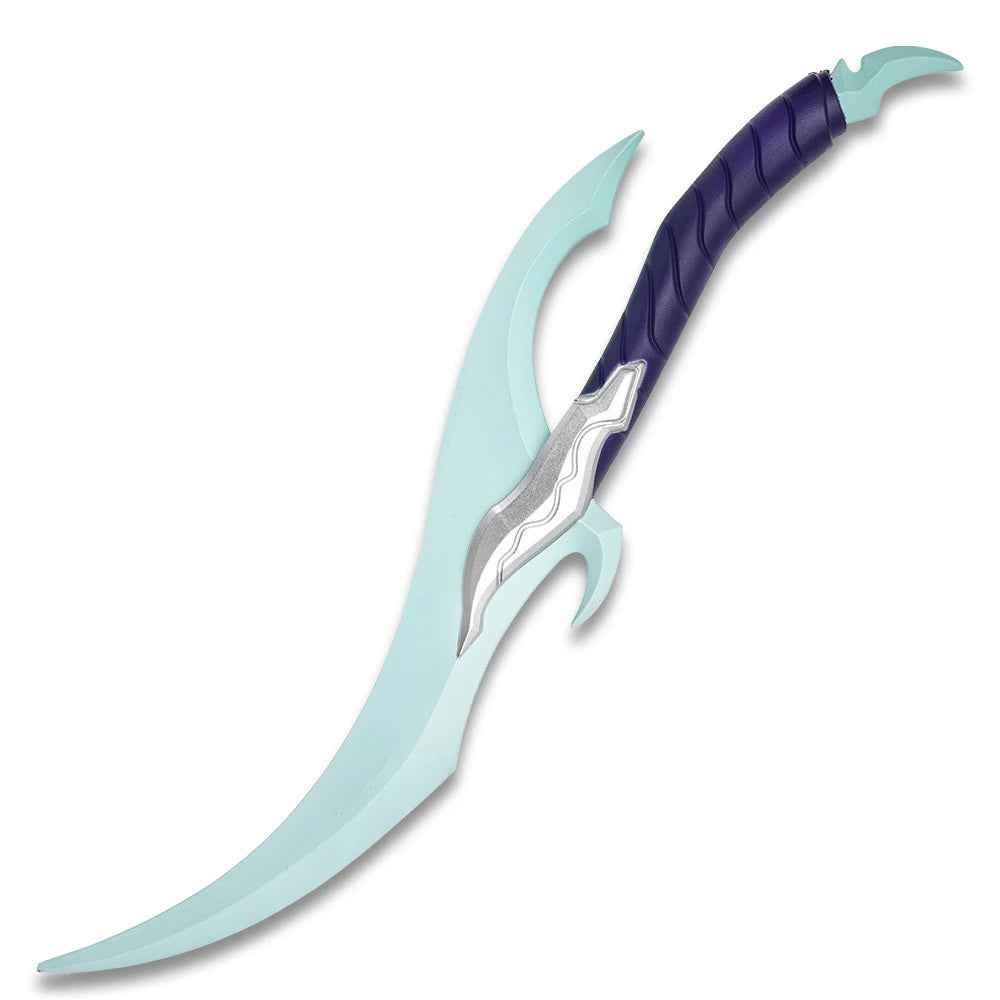 Premium Baruka's Foam Dagger Solo Leveling collectible emphasizing detailed fantasy craftsmanship, textured decorative surface, lightweight EVA foam construction, and display-quality presentation for cosplay enthusiasts and anime fans.