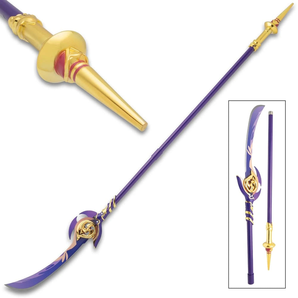Genshin Impact Engulfing Lightning Naginata Titan Swords