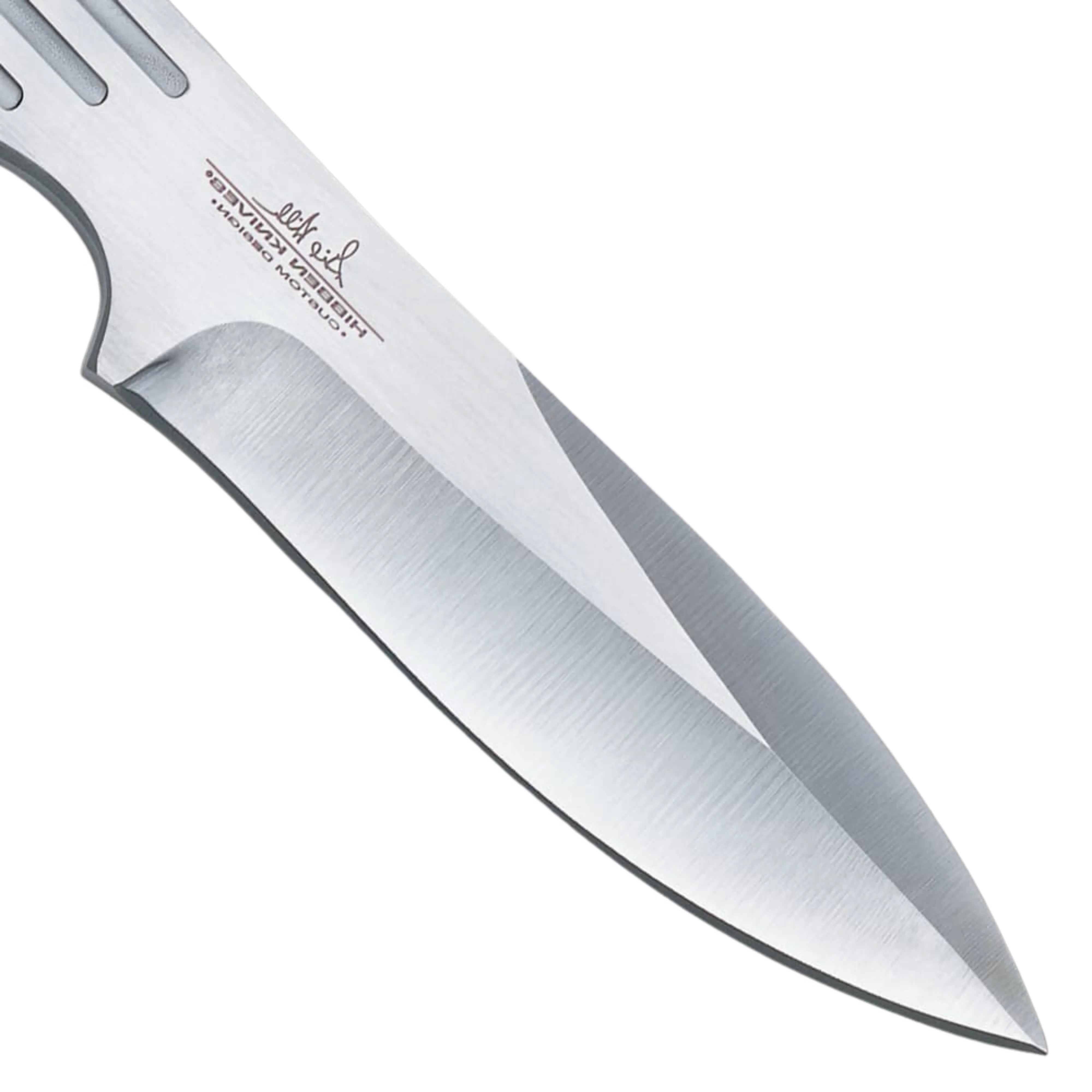 Gil Hibben large triple throwers with 8.625-inch stainless blades and nylon sheath for competition