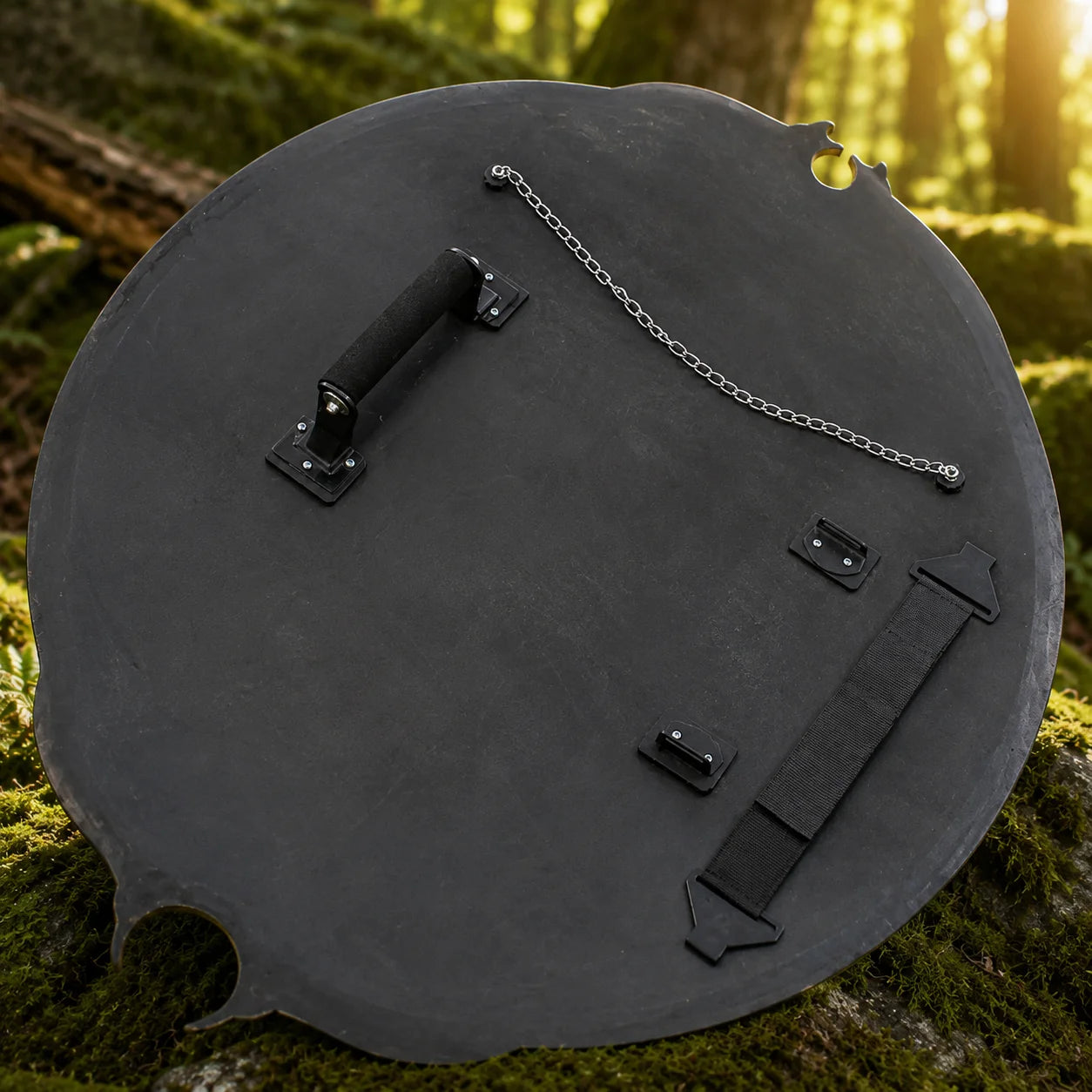 Kratos Guardian Shield prop replica front view – God of War Norse collectible display piece