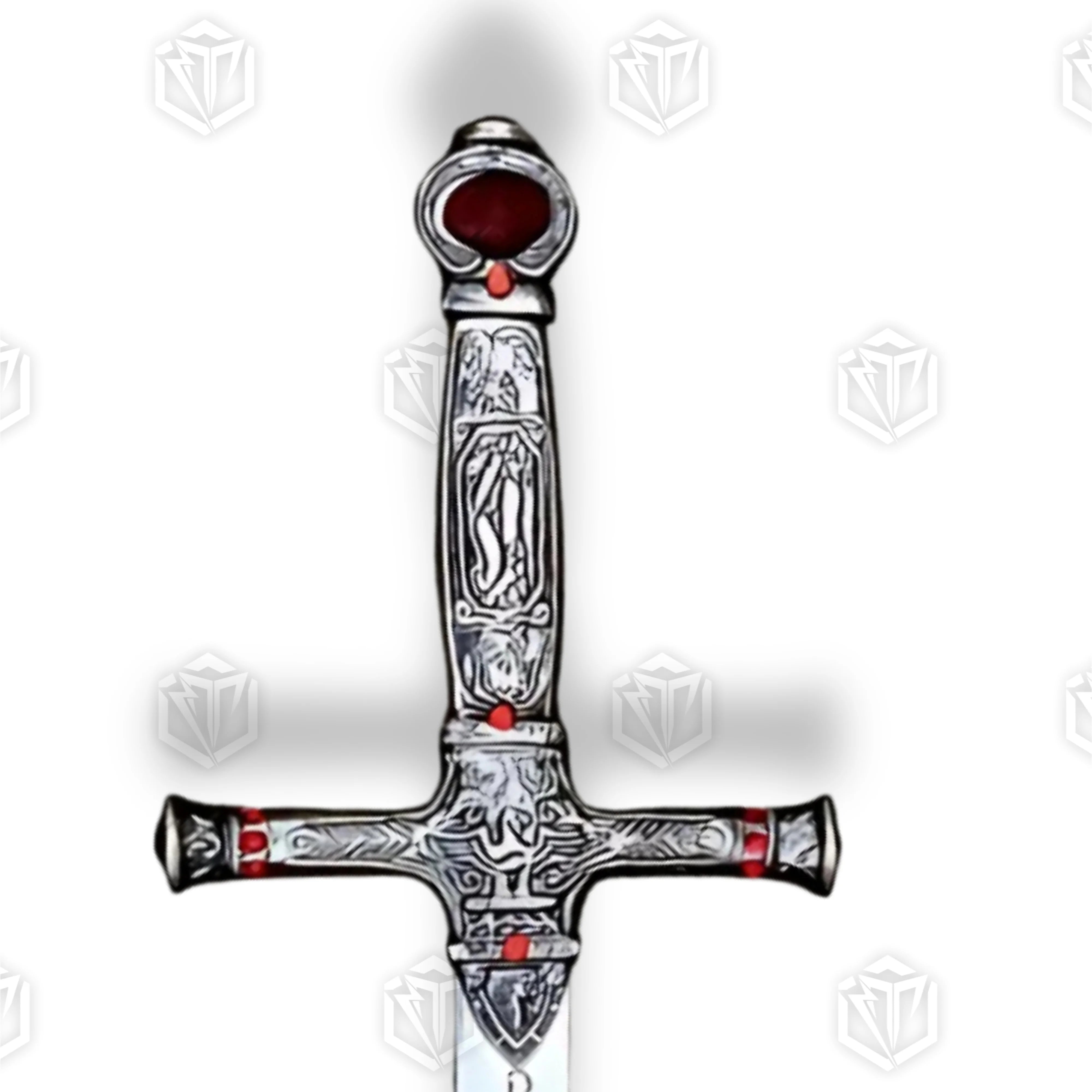 Premium Harry Potter Godric Gryffindor Sword Replica with ruby cabochons.