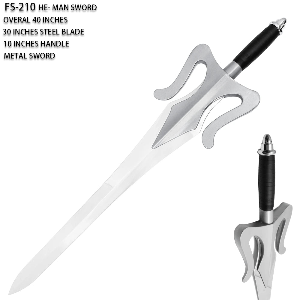 Elegant Masters of the Universe He-Man Power Sword Display Collectible featuring premium decorative craftsmanship, matching wall plaque and iconic fantasy-inspired design