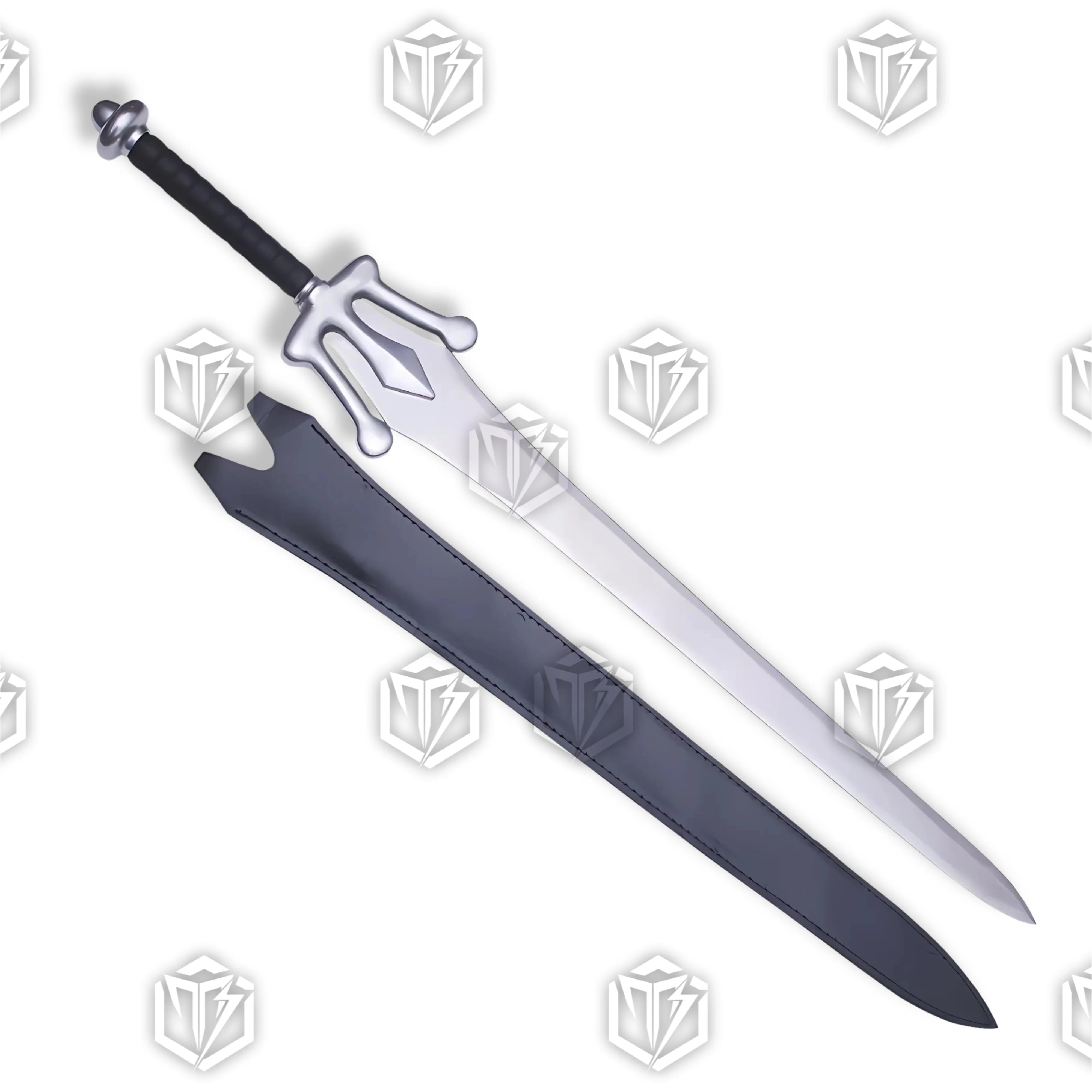 Premium He-Man Power Masters of the Universe Sword Replica with Grayskull engravings.