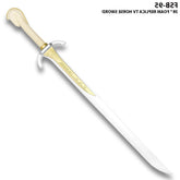 Horse Lord Foam Sword display collectible inspired by epic fantasy adventures featuring premium high-density foam construction, decorative metallic finish, medieval-inspired guard, detailed handle craftsmanship, and lightweight design for fantasy collectors, cosplay enthusiasts, gaming room displays, themed interiors, and collector showcases.