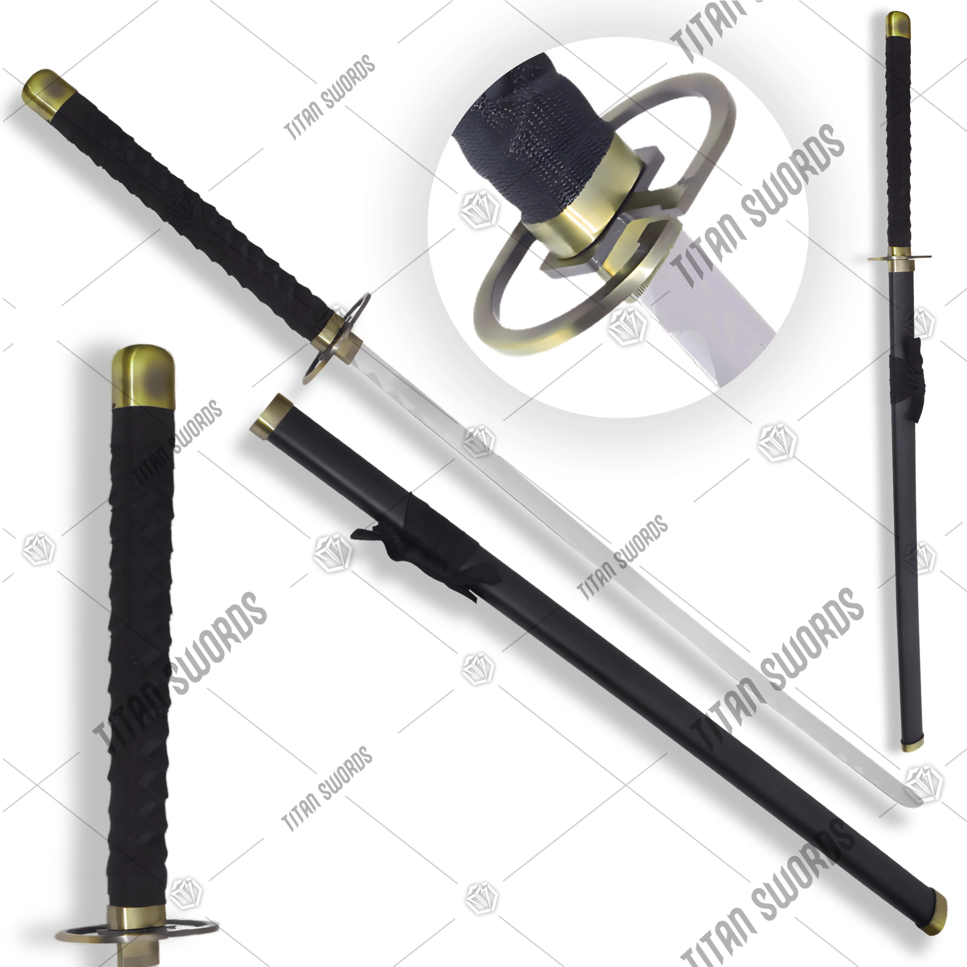 Premium Ichimaru Gin Shinso Zanpakuto Sword Replica with polished blade.
