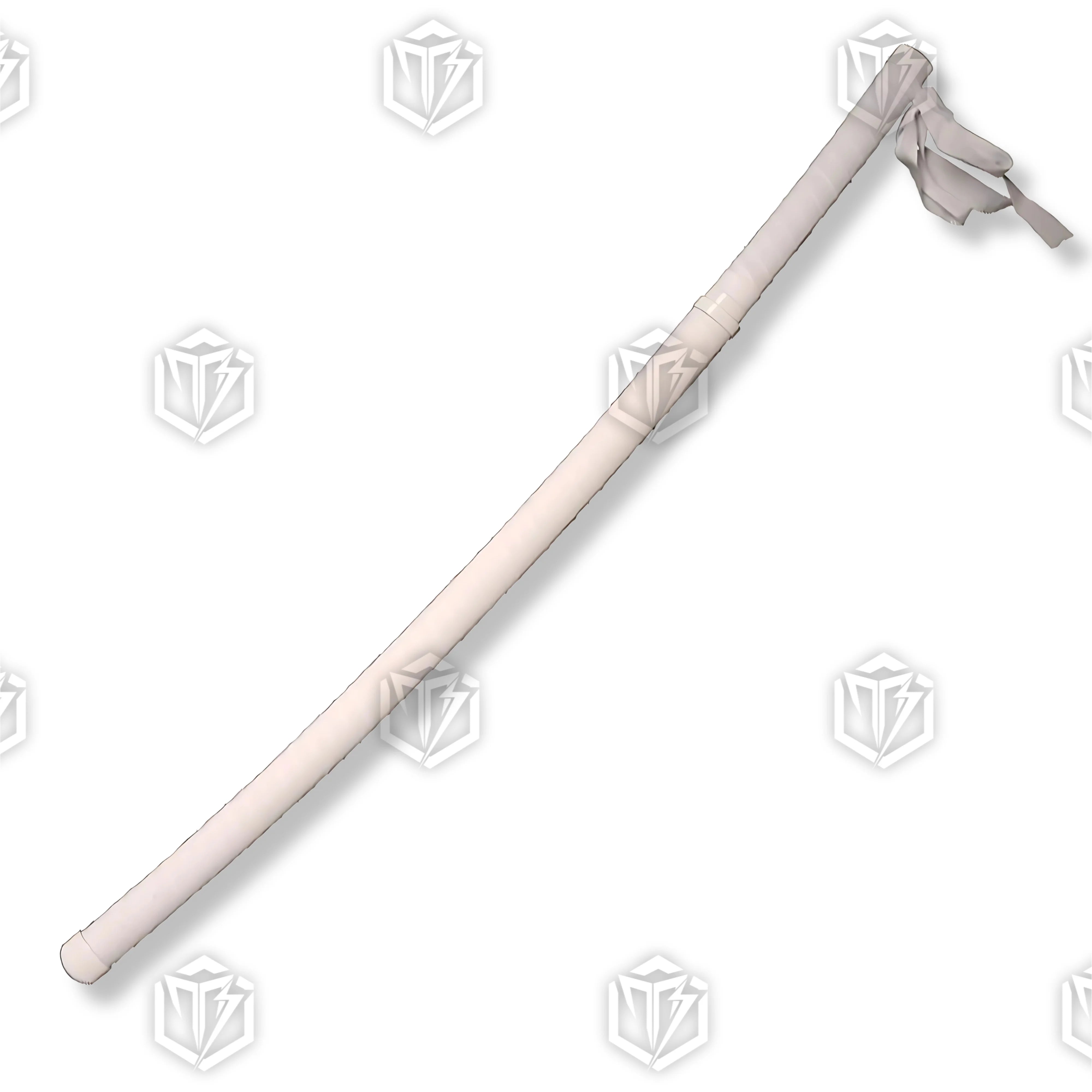 Premium Inosuke Hashibira Demon Slayer Nichirin Sword Replica with indigo-gray blade.