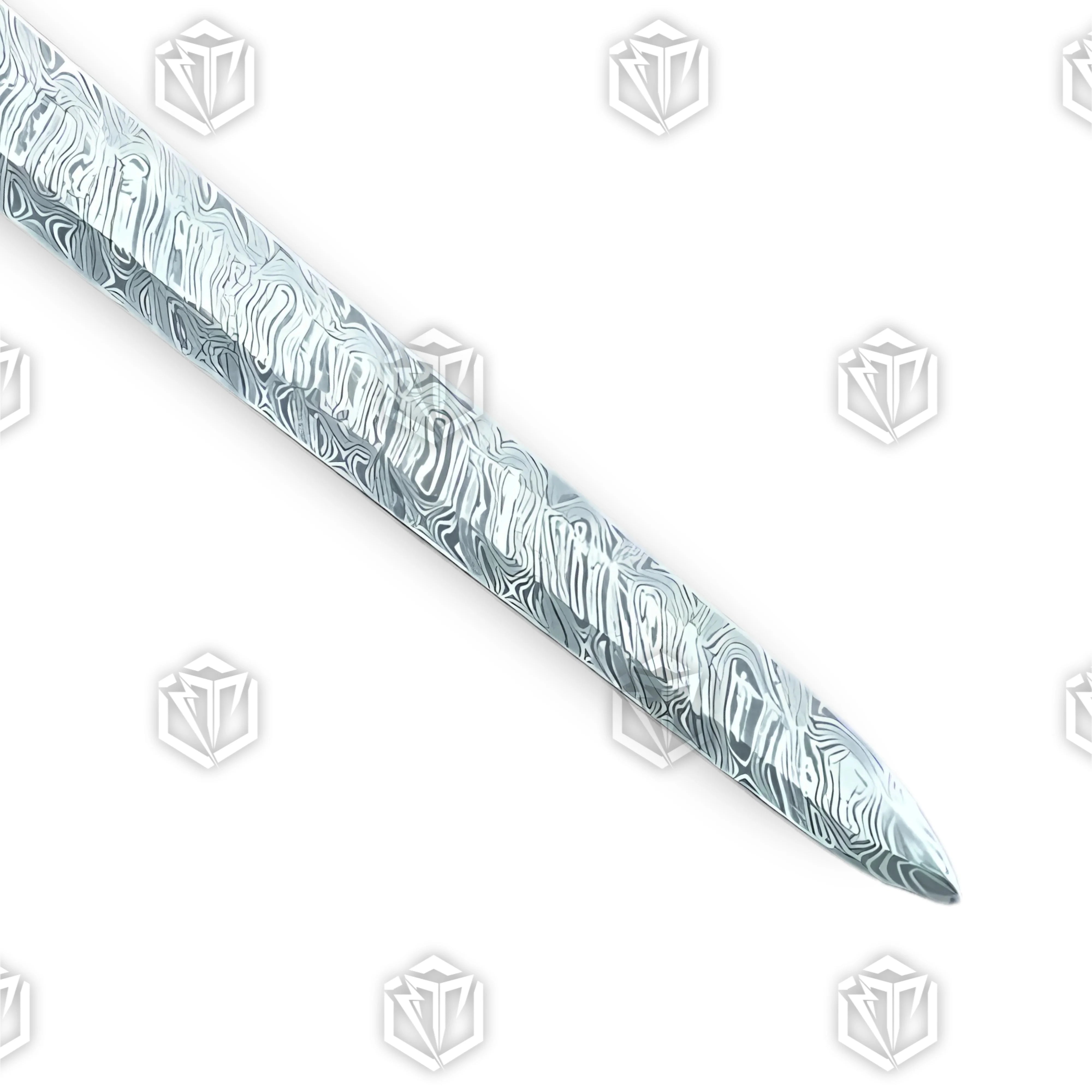 Premium Kit Rae Luciendar Damascus Sword of Light Replica with Damascus blade.