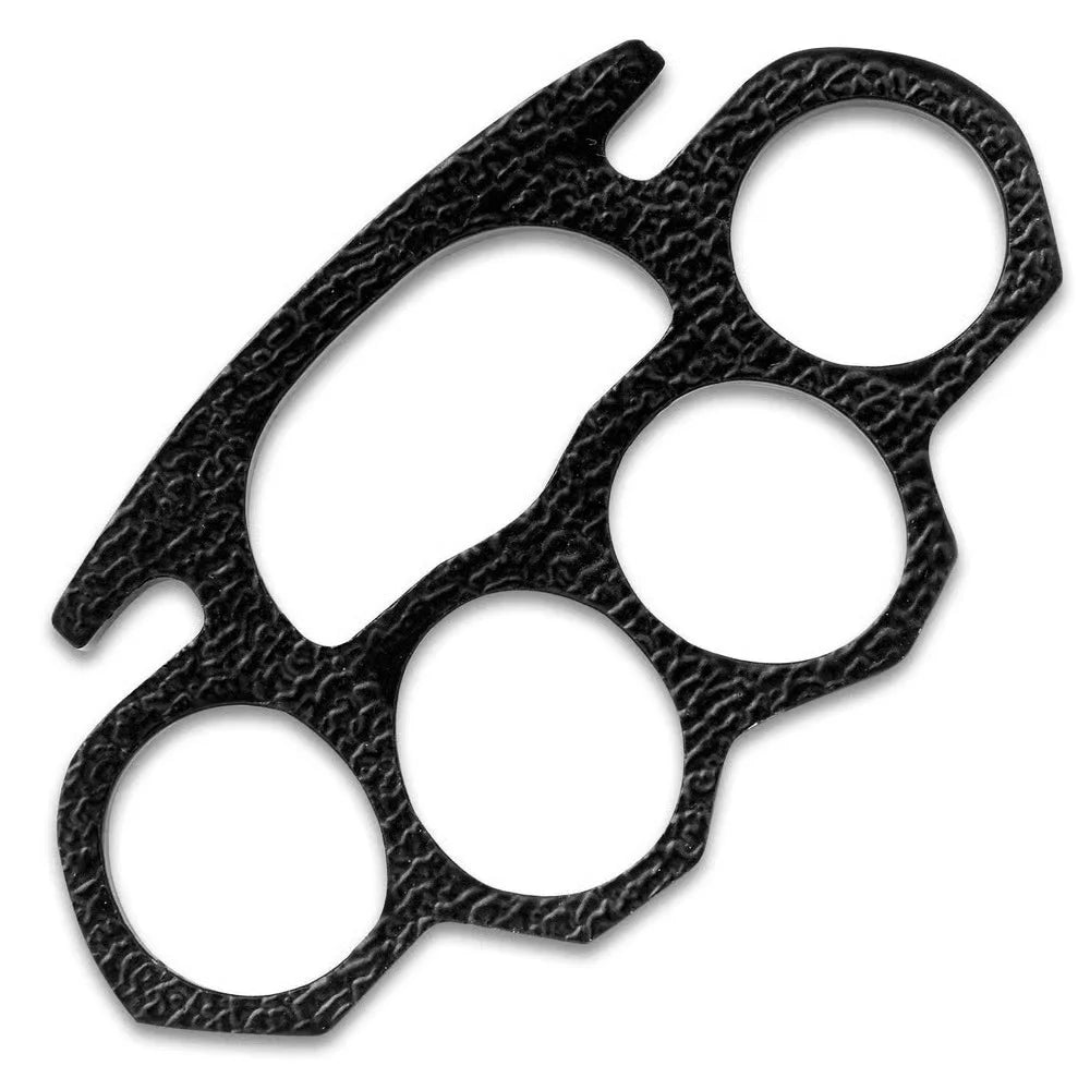 Premium Knuckleduster Non Reflective - Black Knuckle Duster with metal.