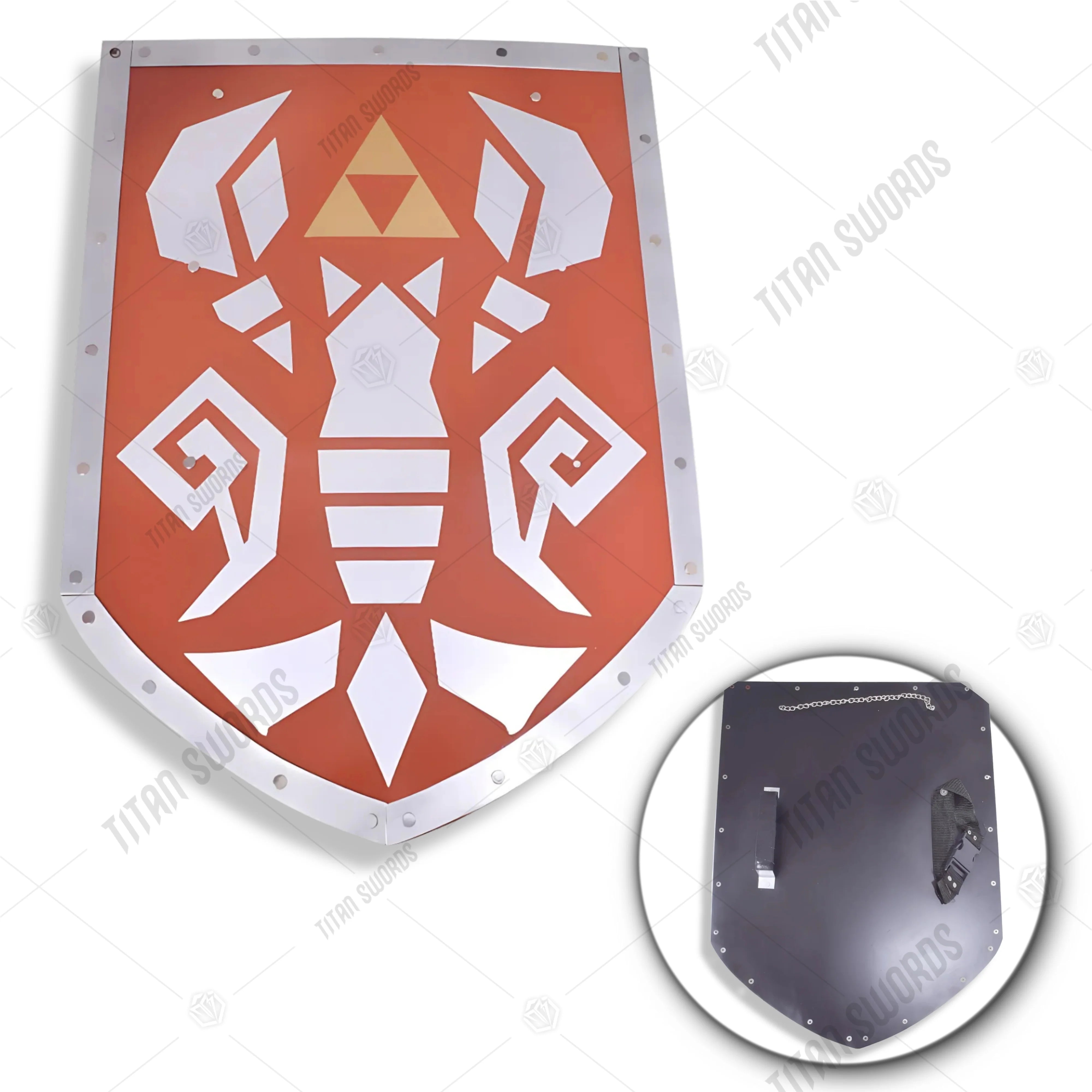 Premium Link Phantom Hourglass Shield Replica Legend of Zelda with resin.