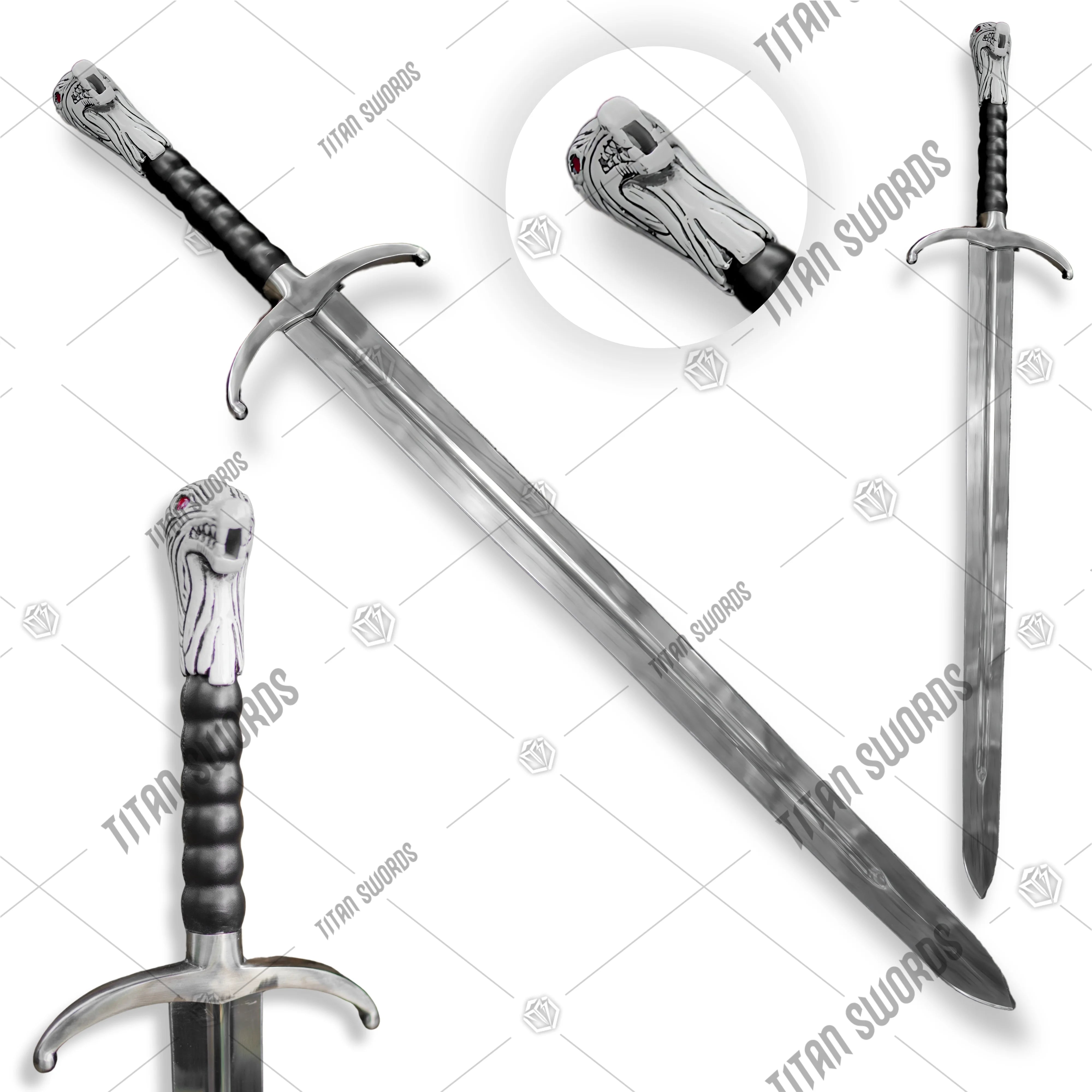 Premium Longclaw Sword Collector’s Edition Jon Snow GoT with direwolf pommel.