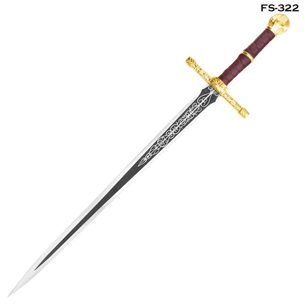 Lordsworn's Straight Sword Elden Ring display collectible with decorative