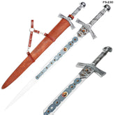 Elden Ring display collectible featuring the Miquellan Knight's Sword