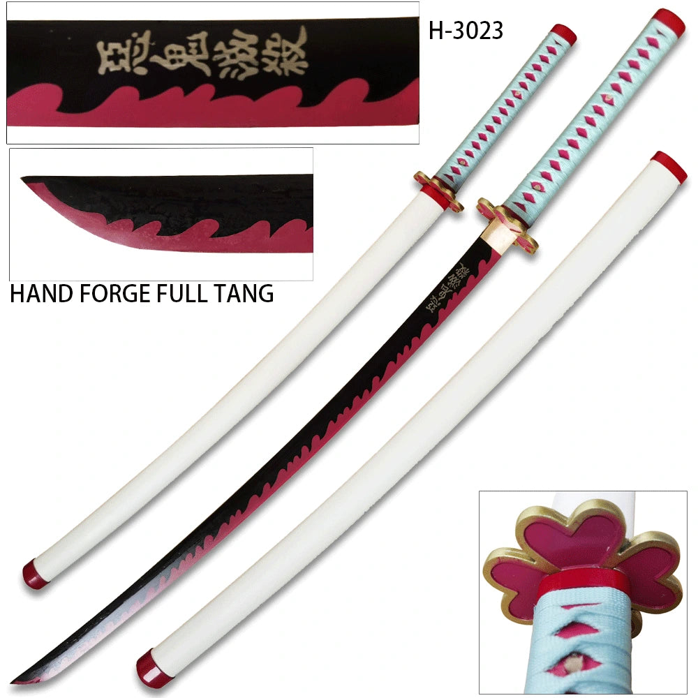 Love Hashira display collectible inspired by Mitsuri Kanroji for conventions, collector rooms and Demon Slayer fans