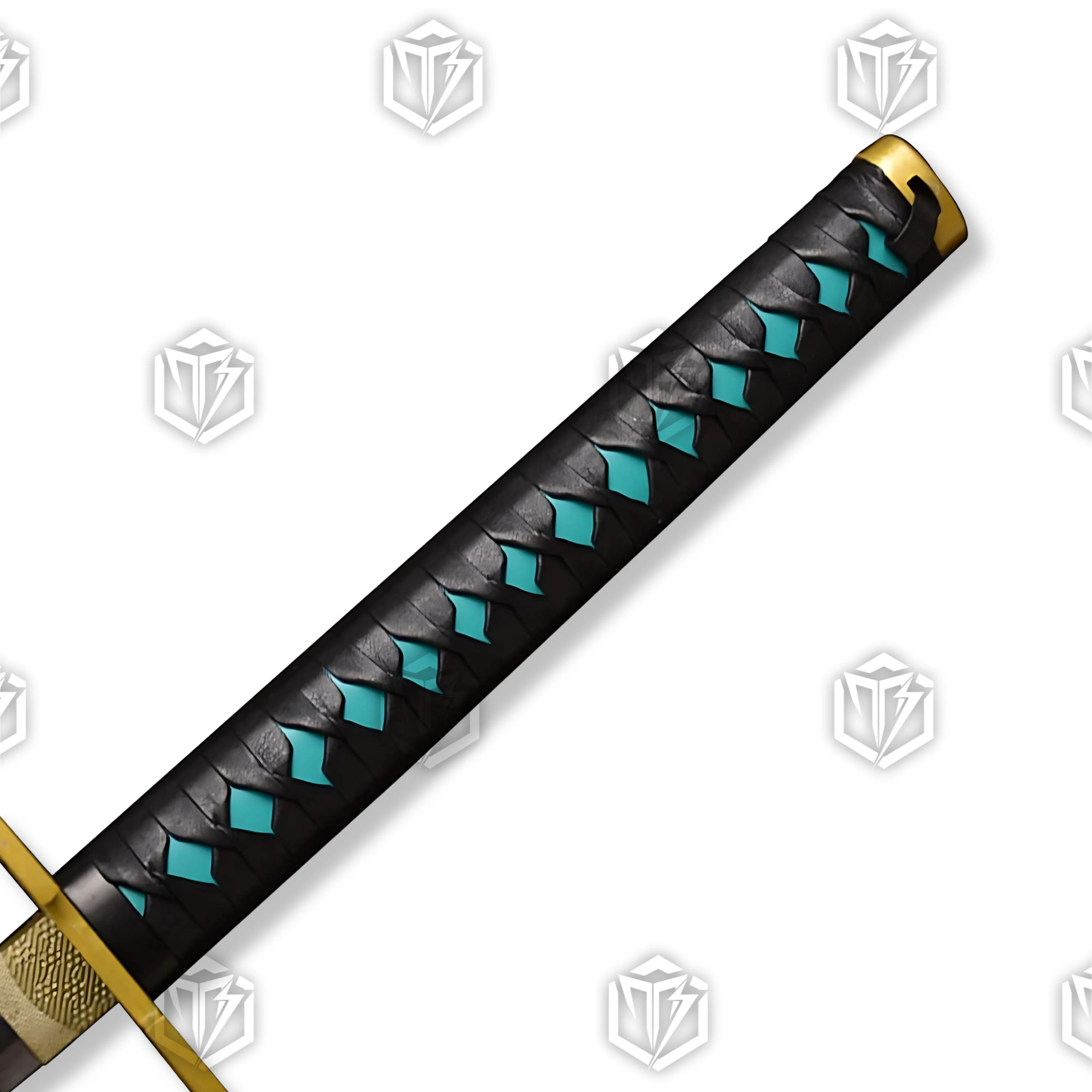 Premium Muichiro Tokito Nichirin Demon Slayer Sword Replica with mist pattern blade.