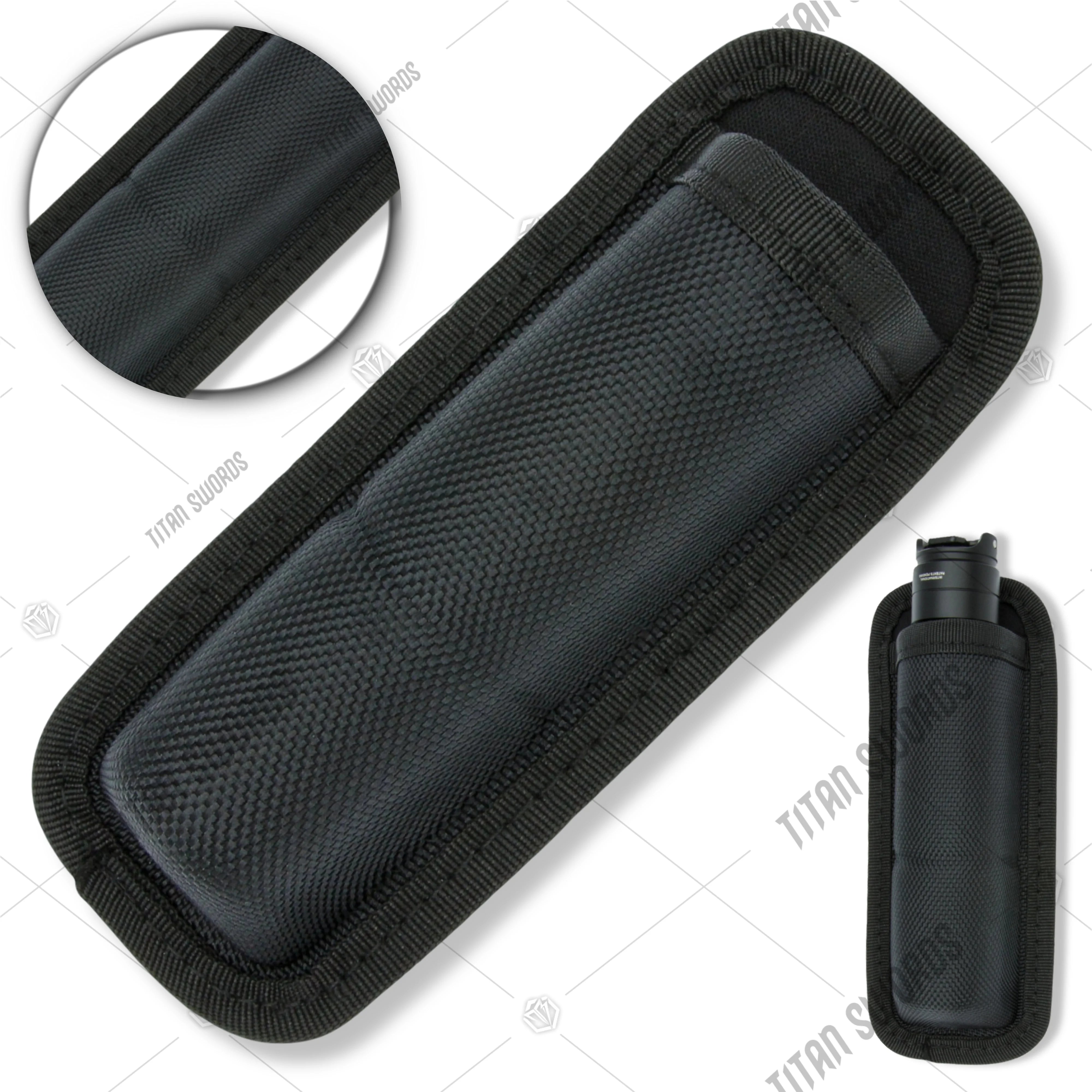 Premium Night Watchman 1680 Denier Polyester Baton Holder with polyester.
