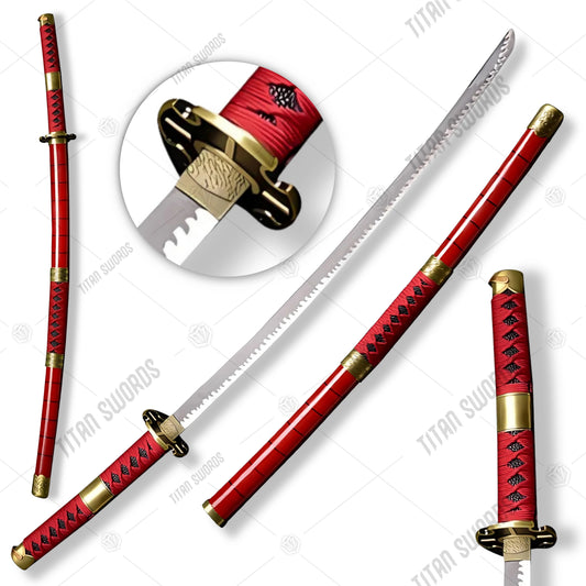 Premium Roronoa Zoro One Piece Sword Replica with high-carbon steel.