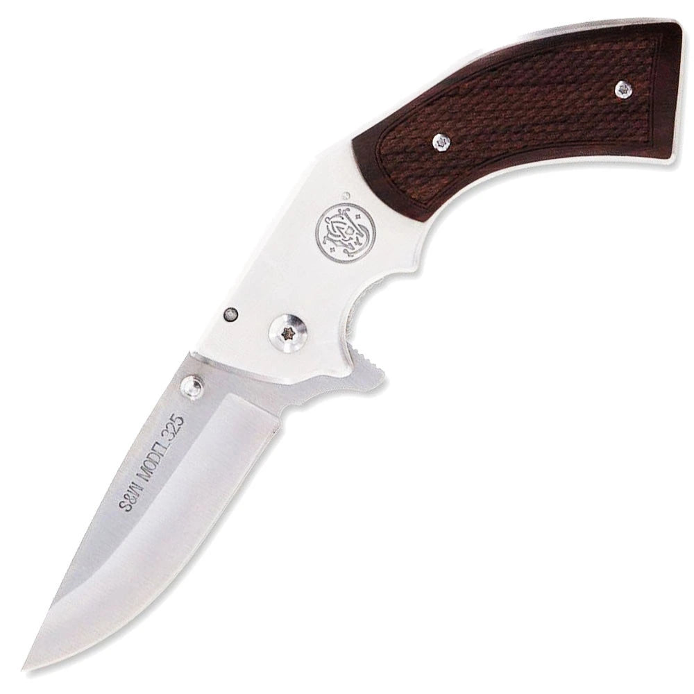 Smith & Wesson M325 Revolver Grip Flipper Knife Replica Titan Swords