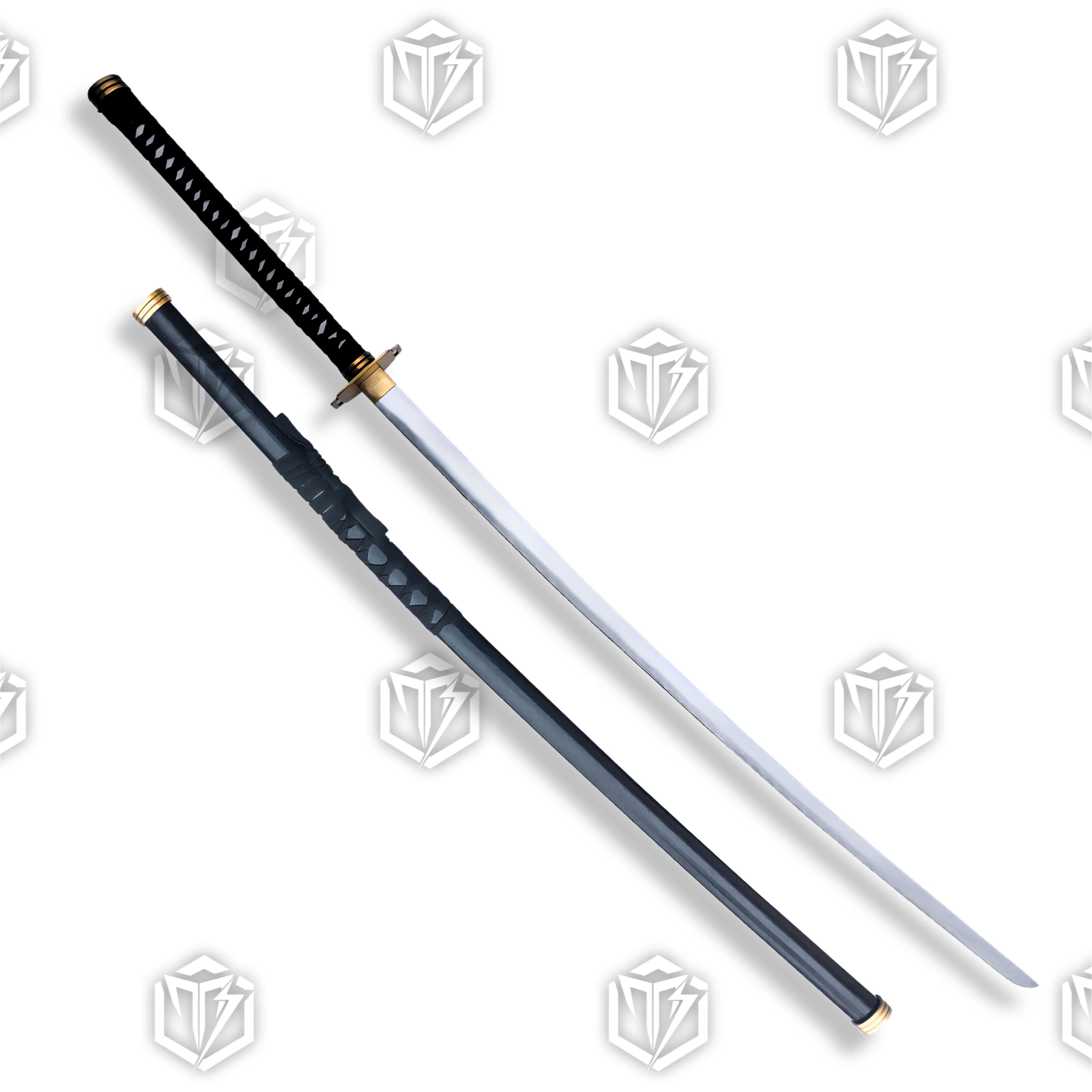 Premium Sephiroth Masamune Sword FF7 Replica with wave patterns.