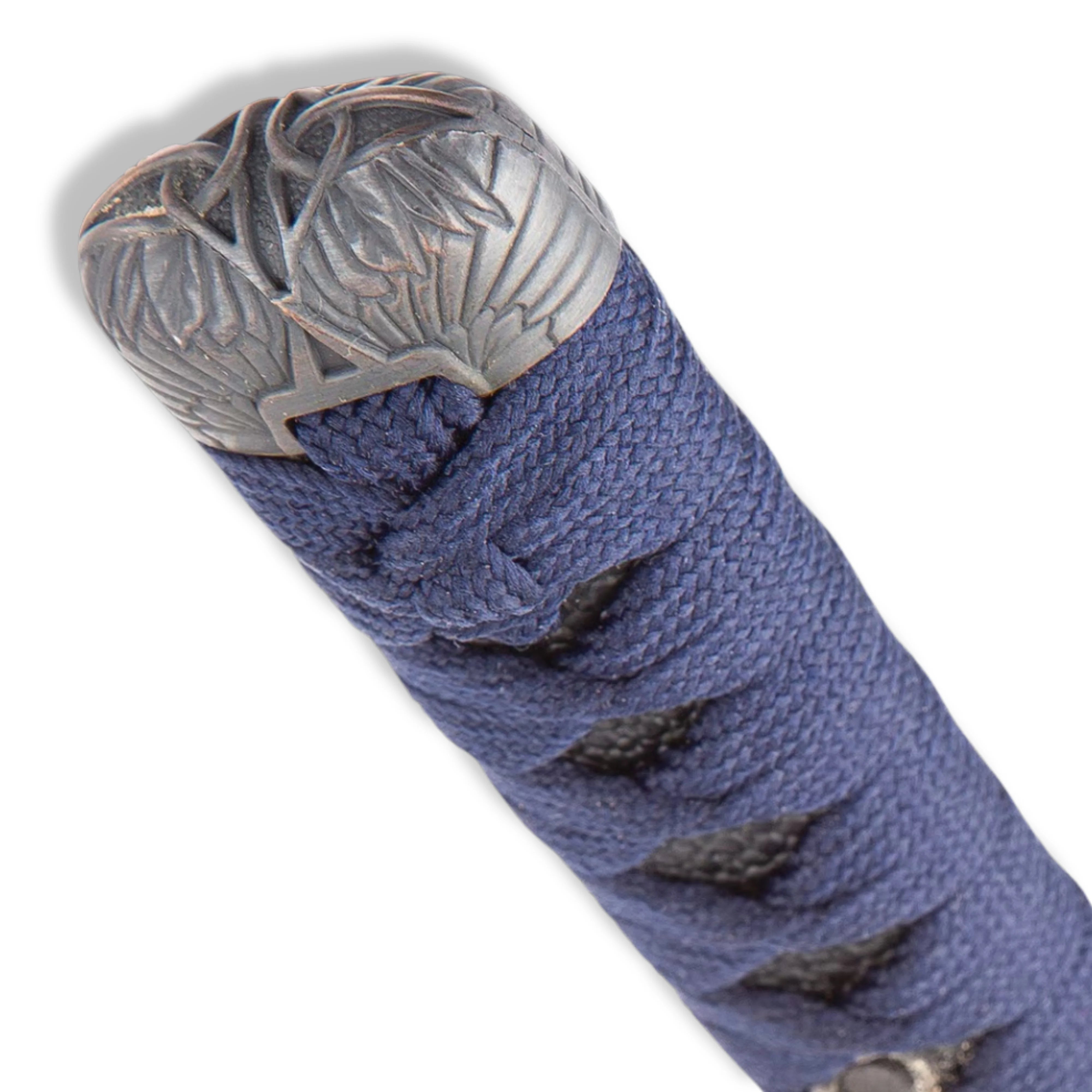 Premium Shinwa Blue Knight Handmade Katana Samurai Damascus Sword with Damascus steel.