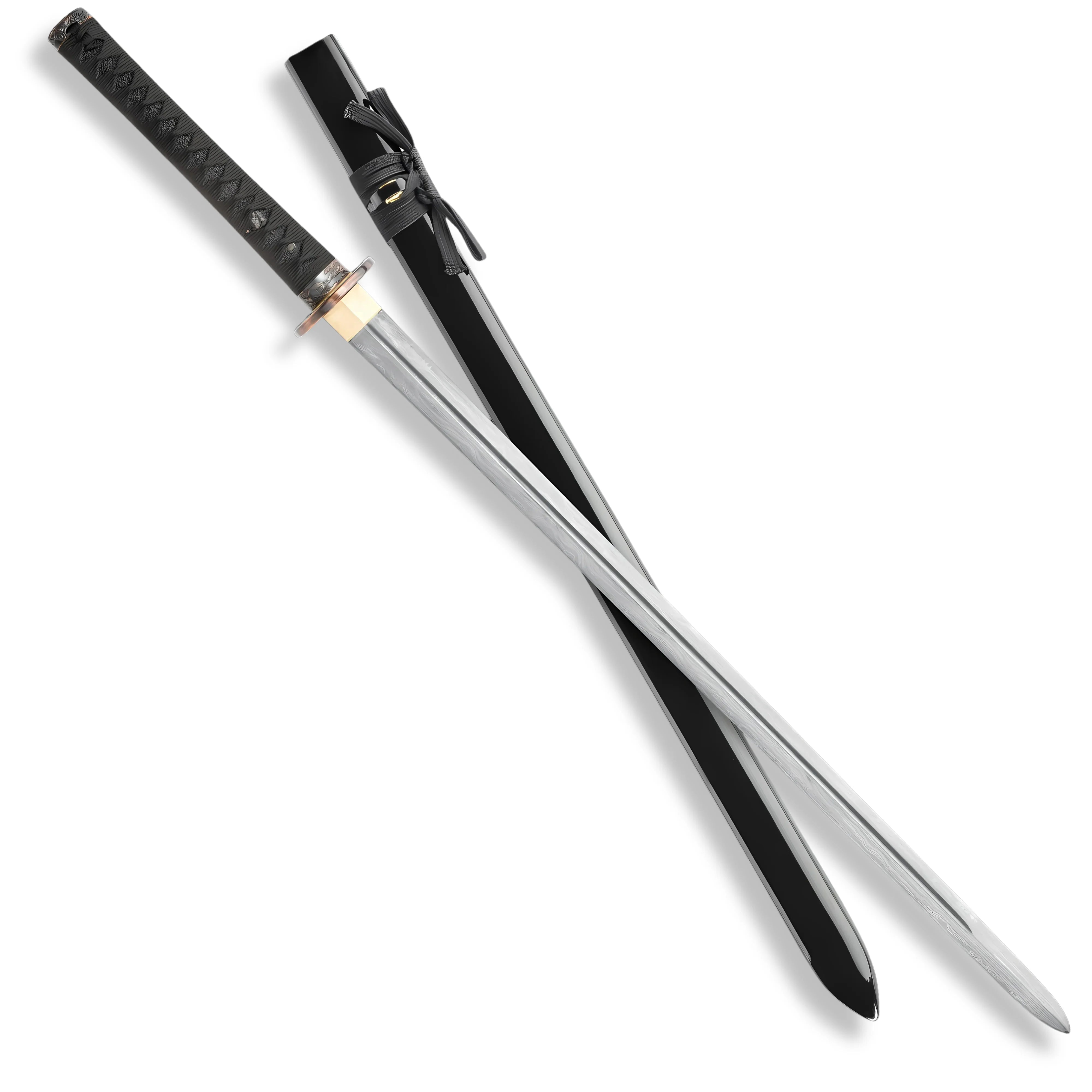 Premium Shinwa Dragon Lord Handmade Katana Damascus Sword with damascus steel.