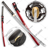 Premium Shinwa Imperial Dragon Katana Damascus Sword with damascus steel.